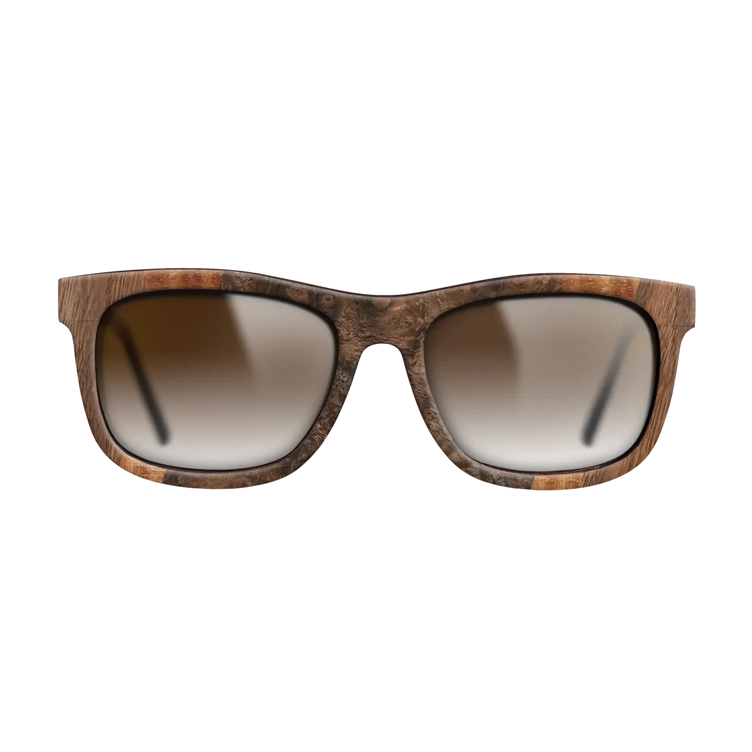 Walnut Claro Dark,Walnut Burl,Olive Burl,Koa: Fractal - The Hero - Square - 1800 - SIRIS wood optic