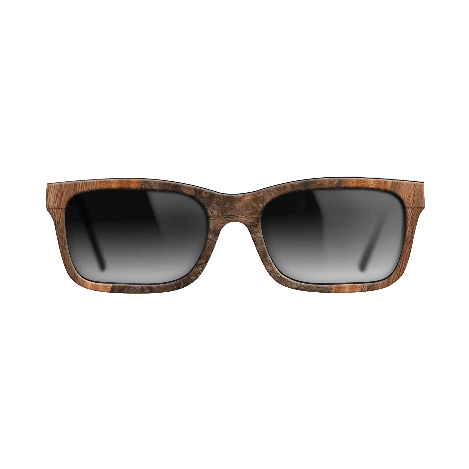 Walnut Claro Dark,Walnut Burl,Olive Burl,Koa: Fractal - The Sage - Rectangle - 1800 - SIRIS wood optic