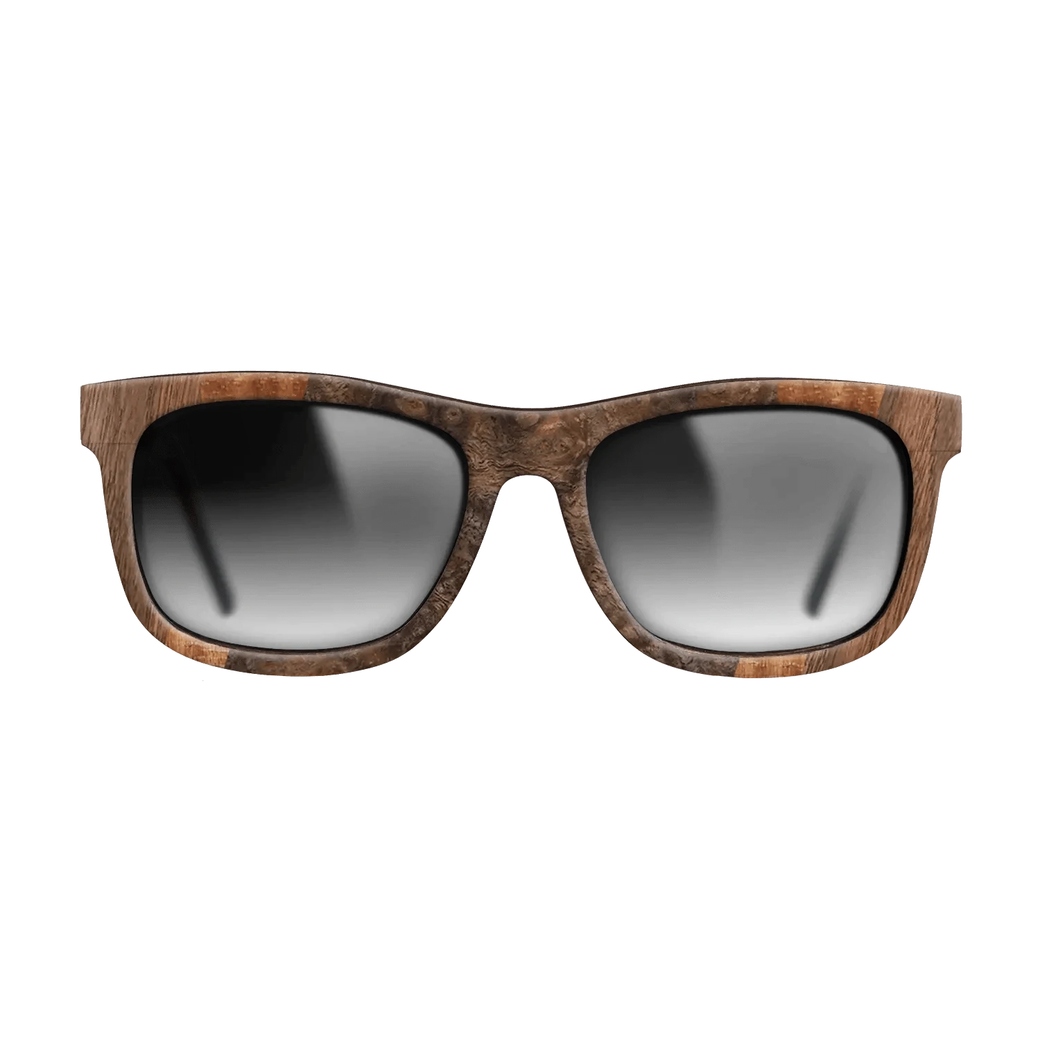 Walnut Claro Dark,Walnut Burl,Olive Burl,Koa: Fractal - The Hero - Square - 1800 - SIRIS wood optic