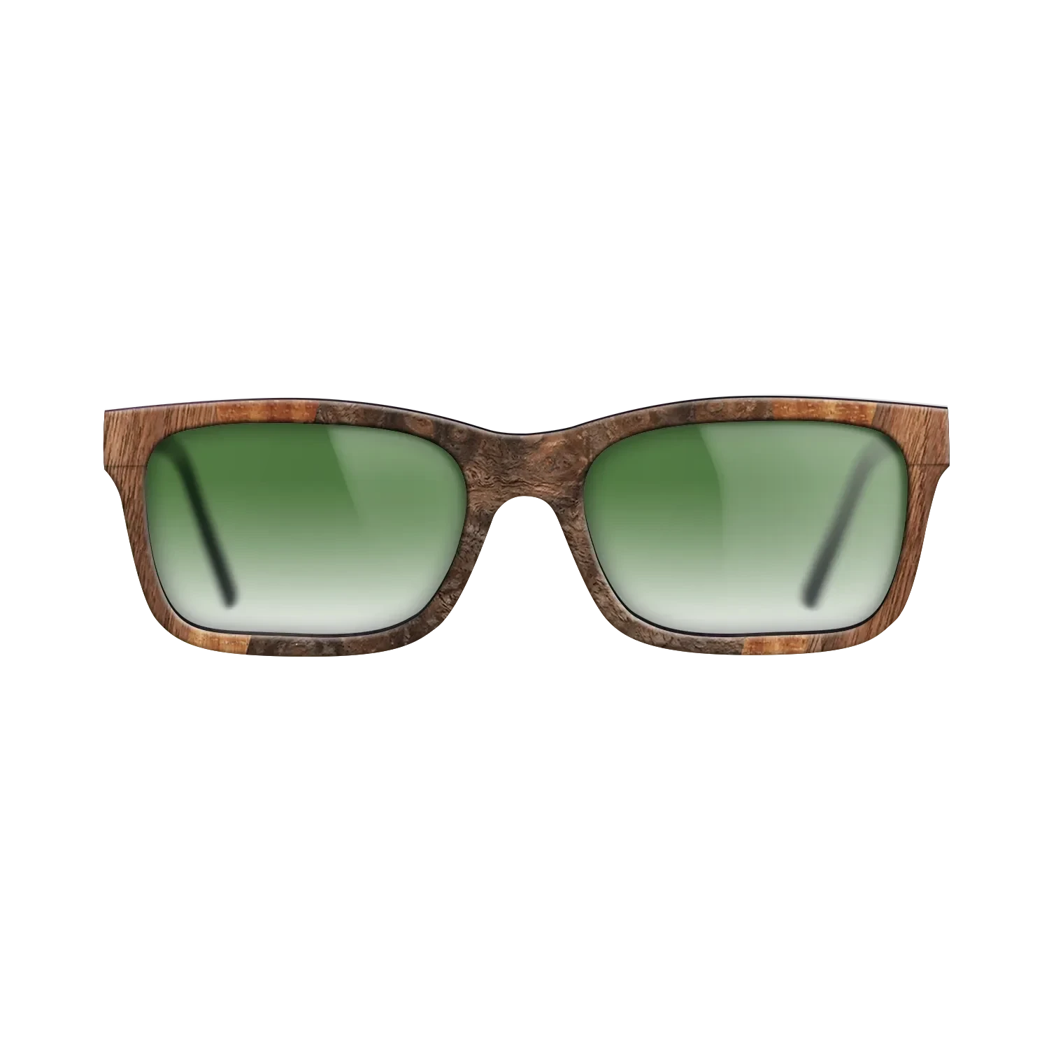 Walnut Claro Dark,Walnut Burl,Olive Burl,Koa: Fractal - The Sage - Rectangle - 1800 - SIRIS wood optic