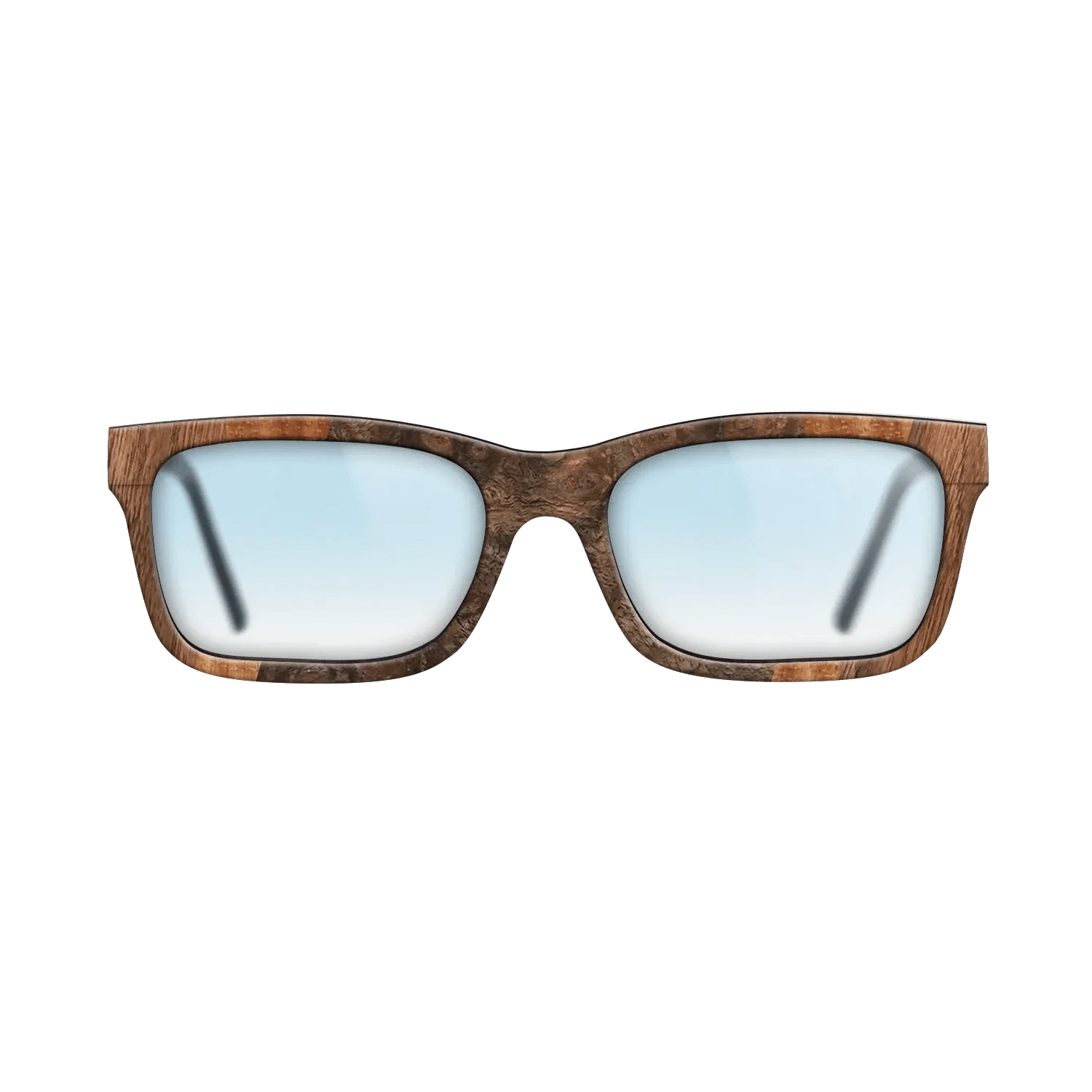 Walnut Claro Dark,Walnut Burl,Olive Burl,Koa: Fractal - The Sage - Rectangle - 1800 - SIRIS wood optic