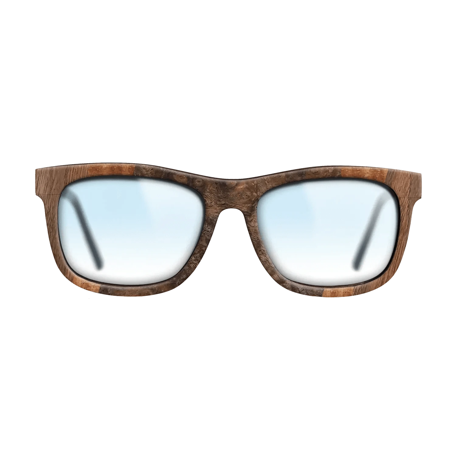 Walnut Claro Dark,Walnut Burl,Olive Burl,Koa: Fractal - The Hero - Square - 1800 - SIRIS wood optic