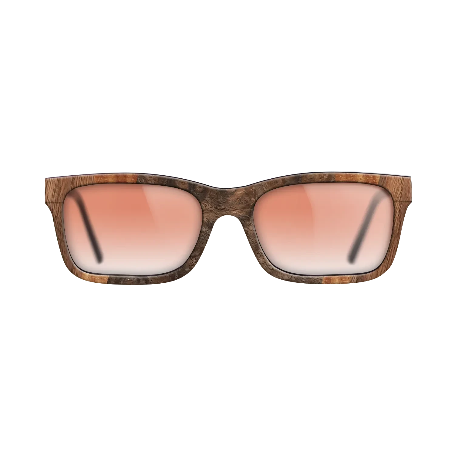 Walnut Claro Dark,Walnut Burl,Olive Burl,Koa: Fractal - The Sage - Rectangle - 1800 - SIRIS wood optic