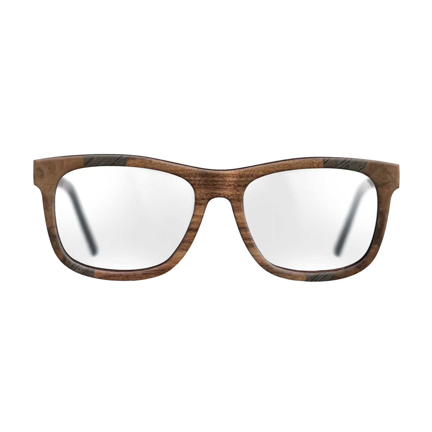 Santos Rosewood Dark,Walnut Burl,Fumed Oak,Walnut Claro Light: Fractal - The Hero - Square - 1106 - SIRIS wood optic