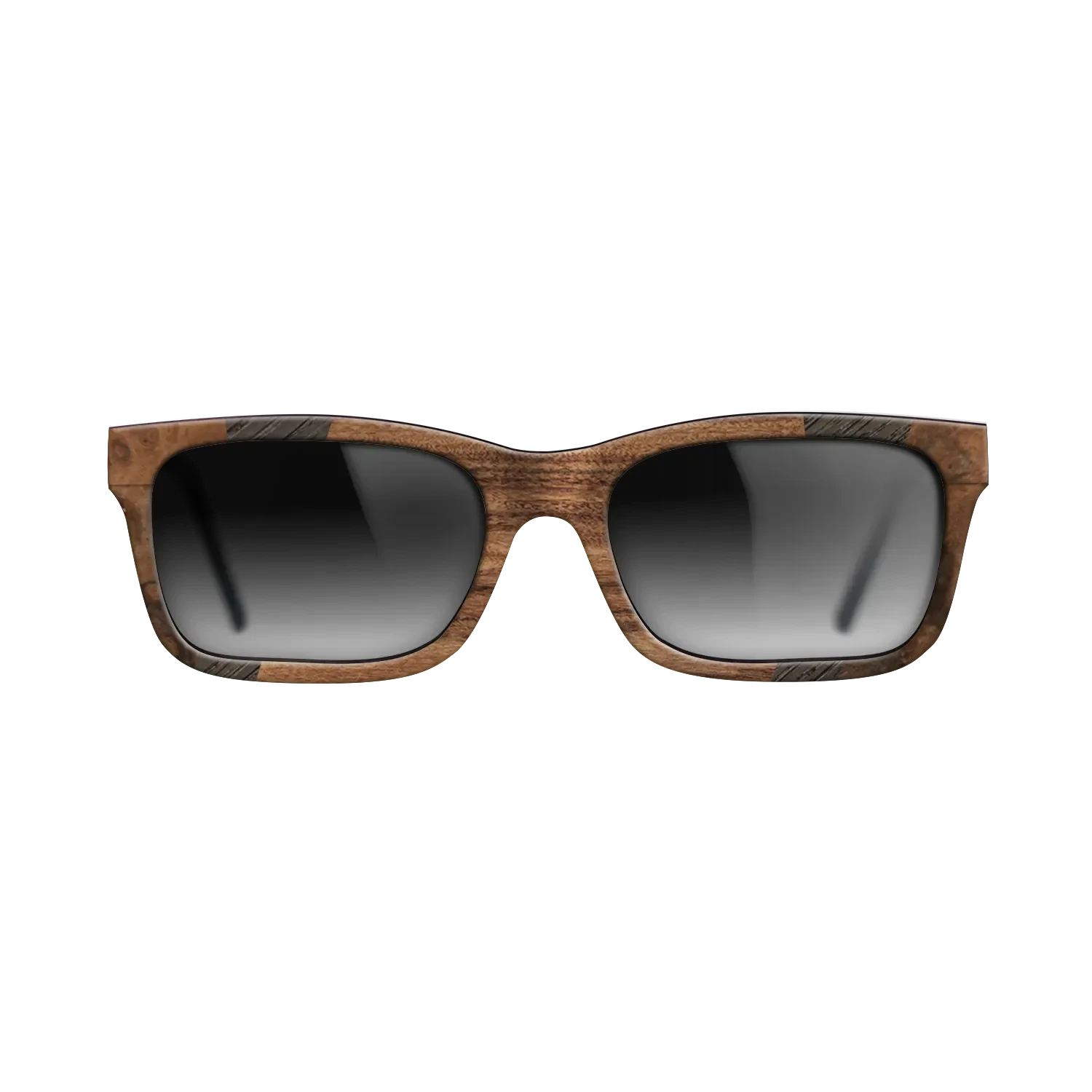 Santos Rosewood Dark,Walnut Burl,Fumed Oak,Walnut Claro Light: Fractal - The Sage - Rectangle - 1106 - SIRIS wood optic