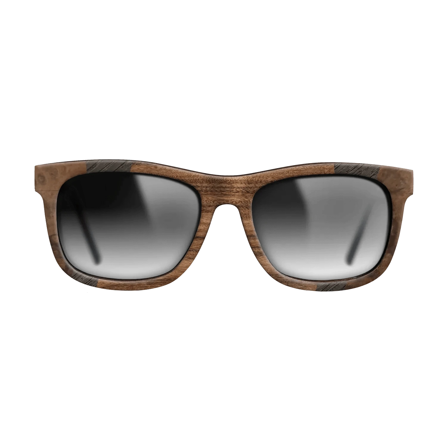 Santos Rosewood Dark,Walnut Burl,Fumed Oak,Walnut Claro Light: Fractal - The Hero - Square - 1106 - SIRIS wood optic