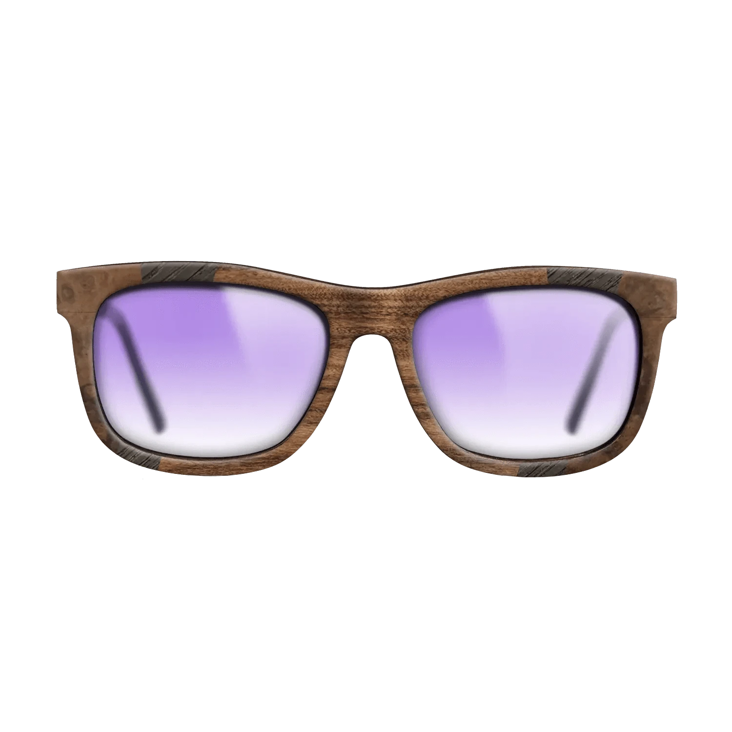 Santos Rosewood Dark,Walnut Burl,Fumed Oak,Walnut Claro Light: Fractal - The Hero - Square - 1106 - SIRIS wood optic