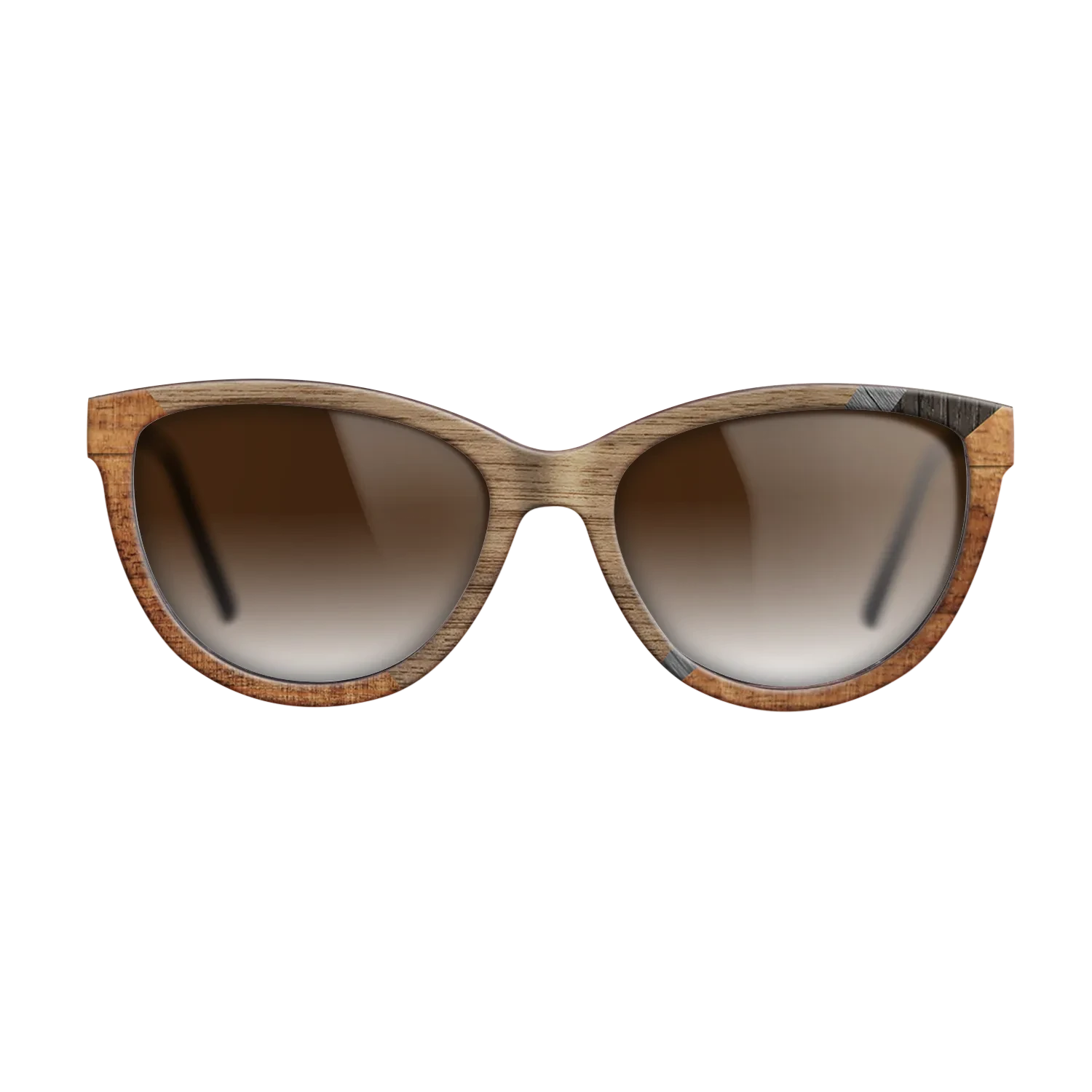 Walnut: Straight Grain,Koa,Fumed Oak,Poplar Dyed: Grey: Geometric - The Maiden - Cat - 1264 - SIRIS wood optic