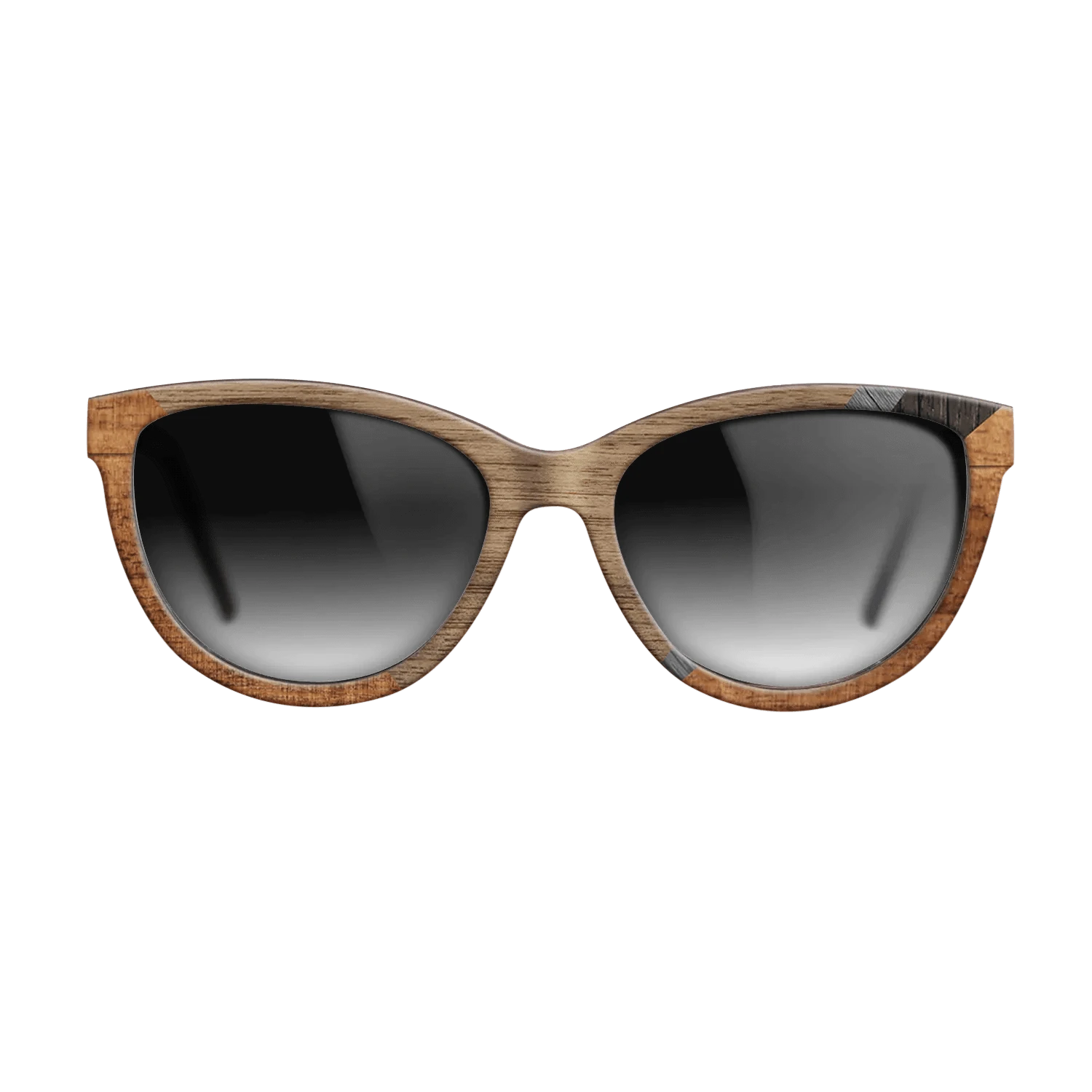 Walnut: Straight Grain,Koa,Fumed Oak,Poplar Dyed: Grey: Geometric - The Maiden - Cat - 1264 - SIRIS wood optic