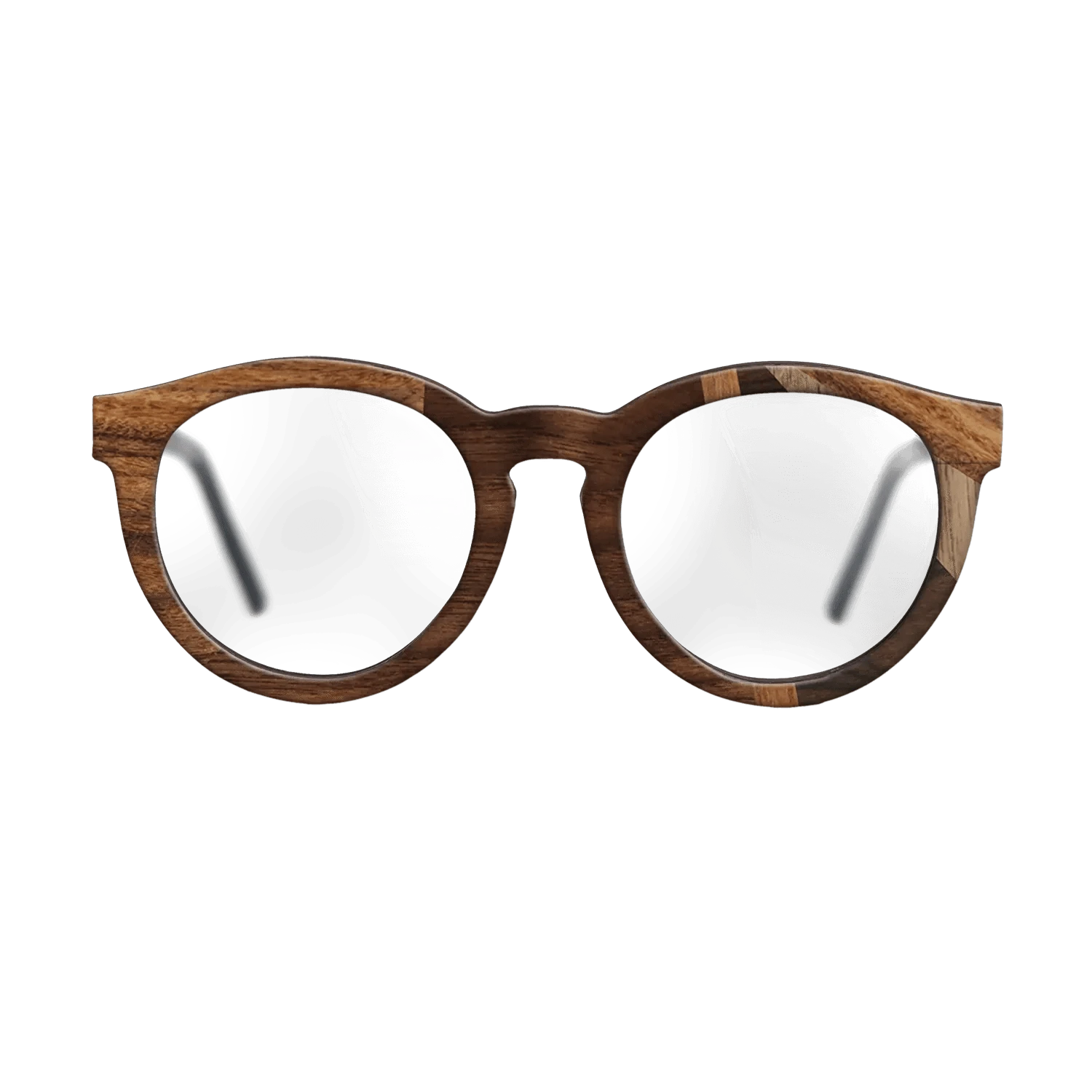 Ziricote Dark Quartered,Santos Rosewood Dark,Walnut: Straight Grain,Walnut Claro Light,Walnut Claro Dark: Fractal - The Rebel - Round - 1284 - SIRIS wood optic