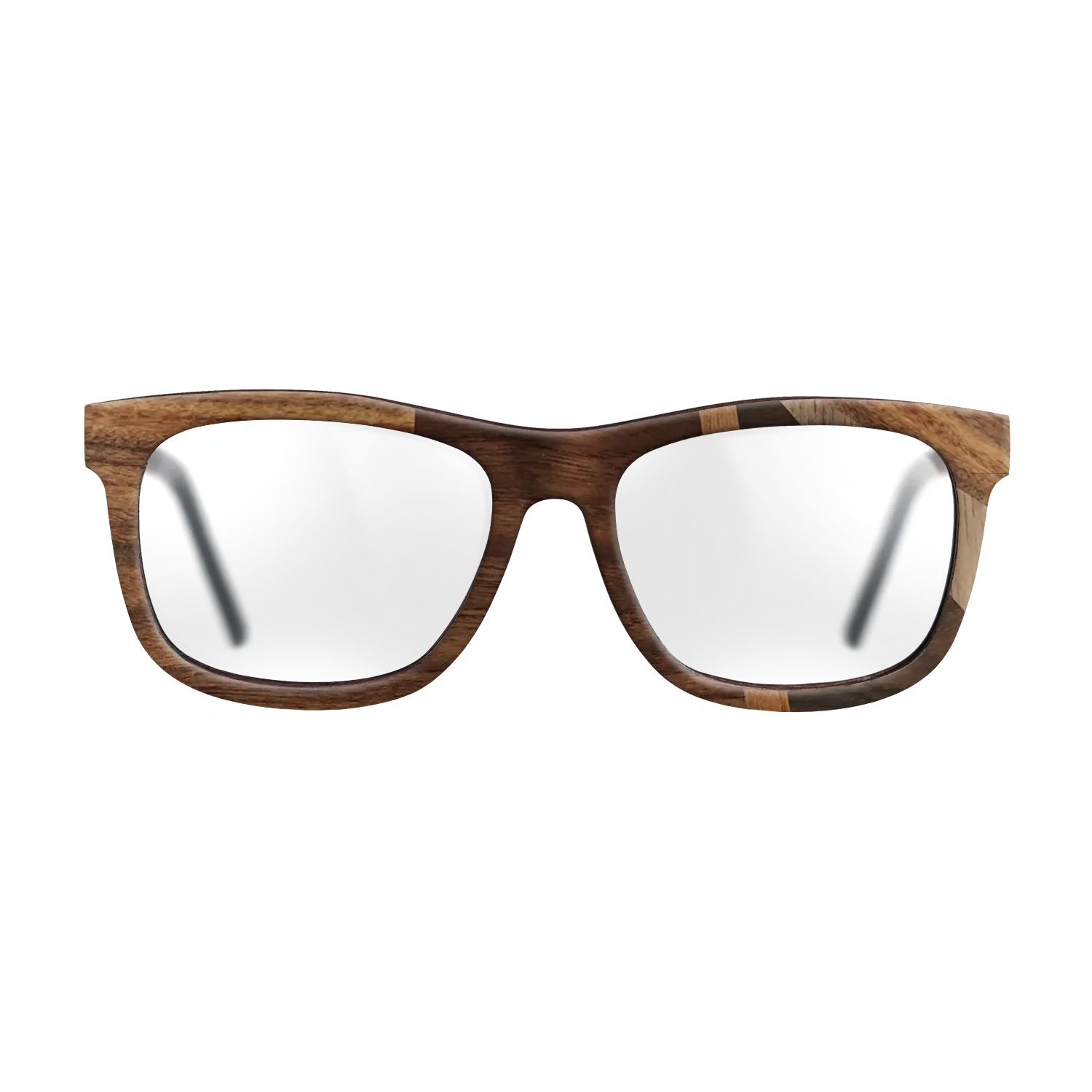 Ziricote Dark Quartered,Santos Rosewood Dark,Walnut: Straight Grain,Walnut Claro Light,Walnut Claro Dark: Fractal - The Hero - Square - 1284 - SIRIS wood optic