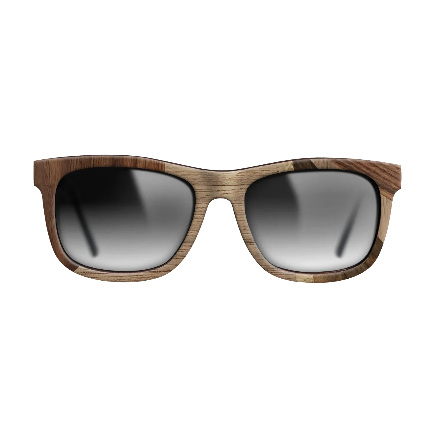 Ziricote Dark Quartered,Walnut: Straight Grain,Kingwood,Wenge,Walnut Claro Dark: Fractal - The Hero - Square - 720 - SIRIS wood optic