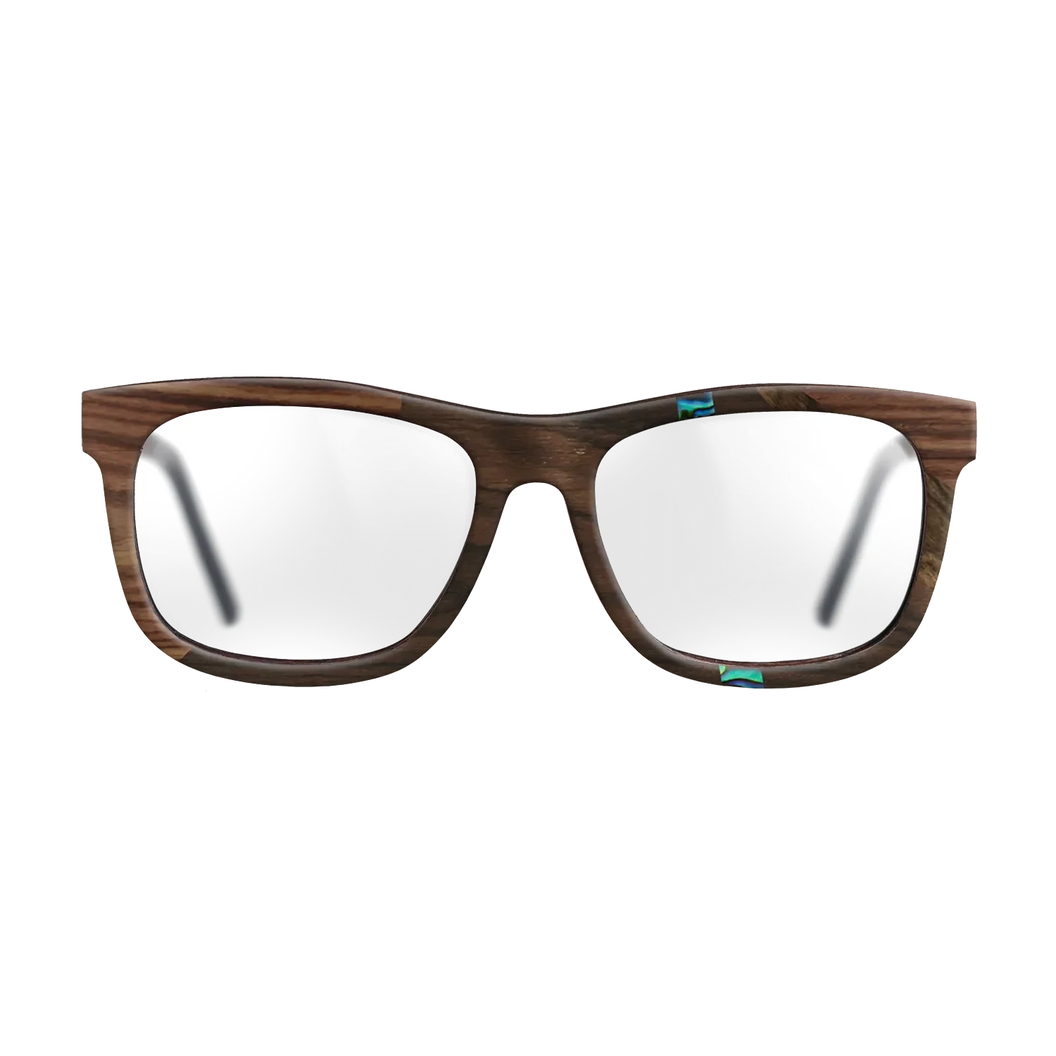 Ziricote Dark Quartered,Abalone Shell,Kingwood: Fractal - The Hero - Square - 1858 - SIRIS wood optic