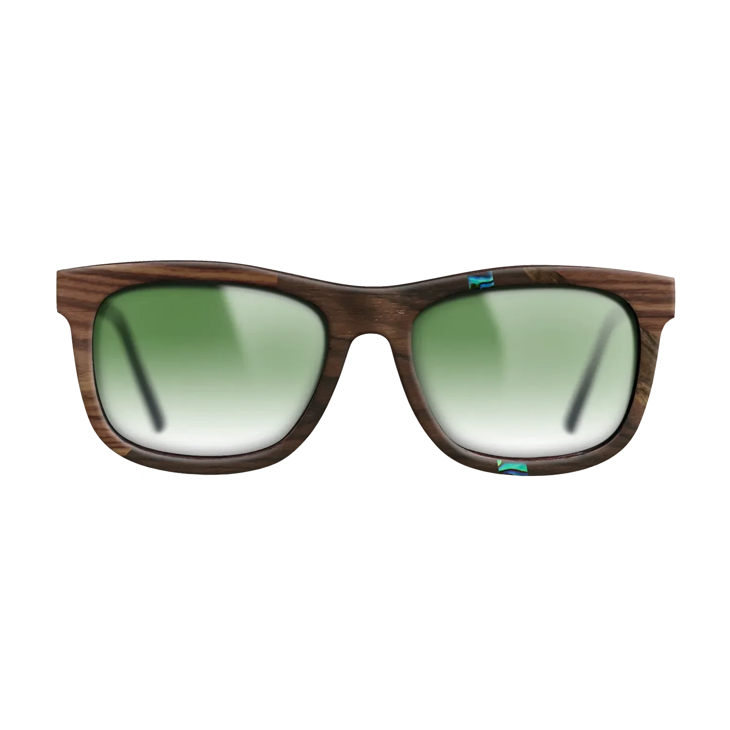 Ziricote Dark Quartered,Abalone Shell,Kingwood: Fractal - The Hero - Square - 1858 - SIRIS wood optic