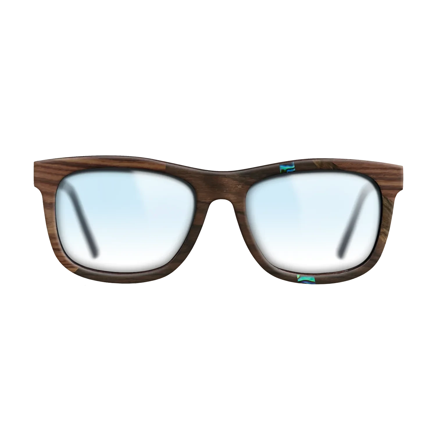 Ziricote Dark Quartered,Abalone Shell,Kingwood: Fractal - The Hero - Square - 1858 - SIRIS wood optic