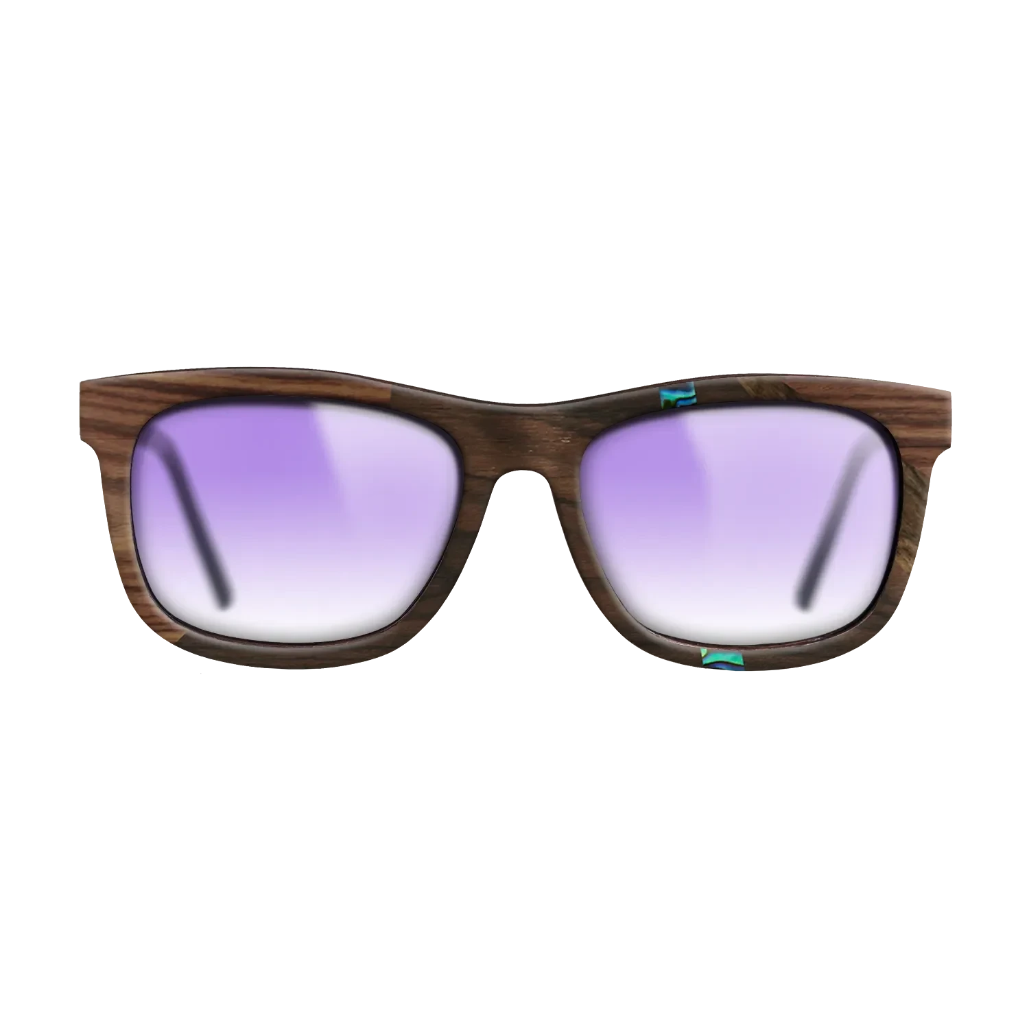 Ziricote Dark Quartered,Abalone Shell,Kingwood: Fractal - The Hero - Square - 1858 - SIRIS wood optic