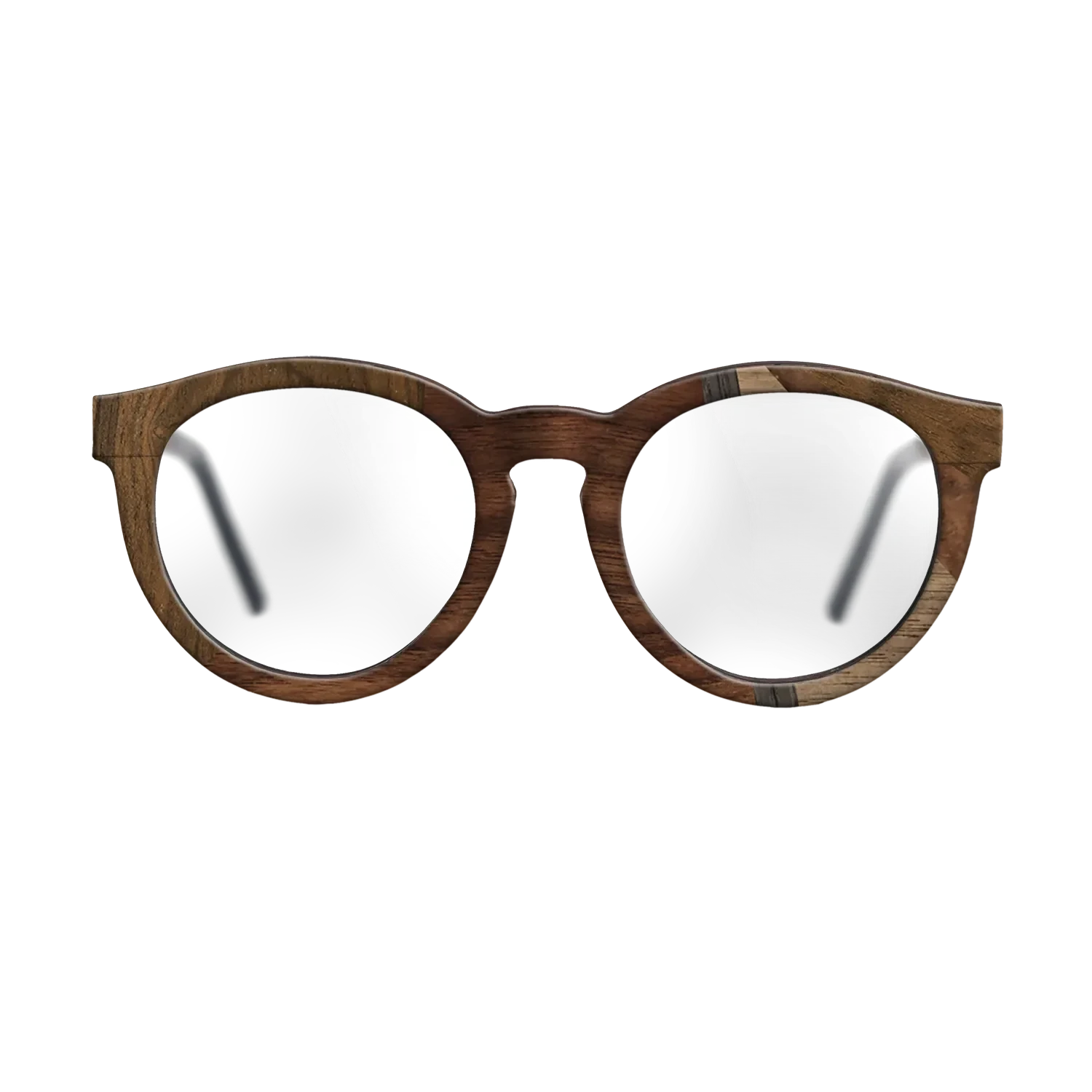 Walnut Claro Dark,Fumed Oak,Walnut Burl,Walnut: Straight Grain: Mosaic - The Rebel - Round - 1733 - SIRIS wood optic