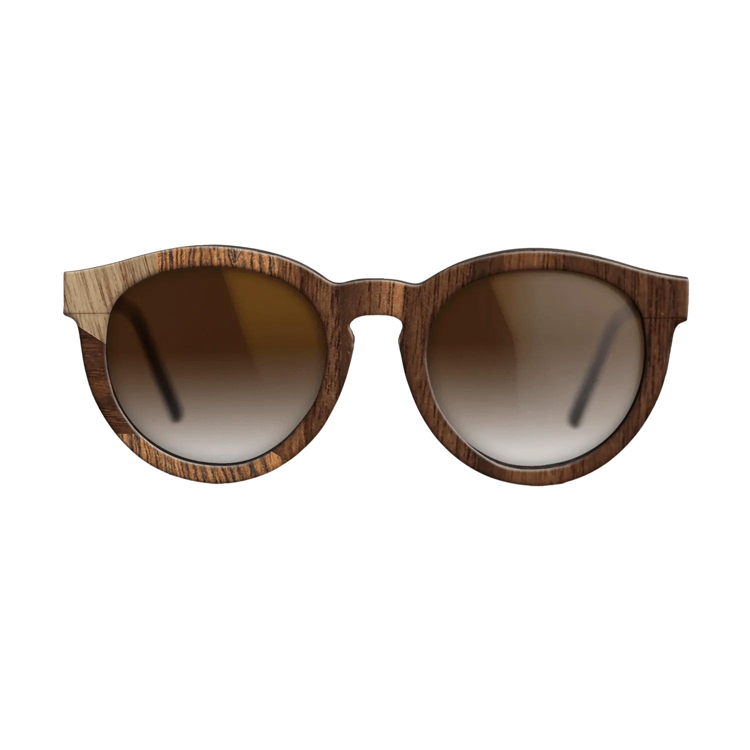 Walnut: Straight Grain,Bocote,Walnut Burl,Ziricote Dark Quartered,Walnut Claro Dark: Mosaic - The Rebel - Round - 1147 - SIRIS wood optic