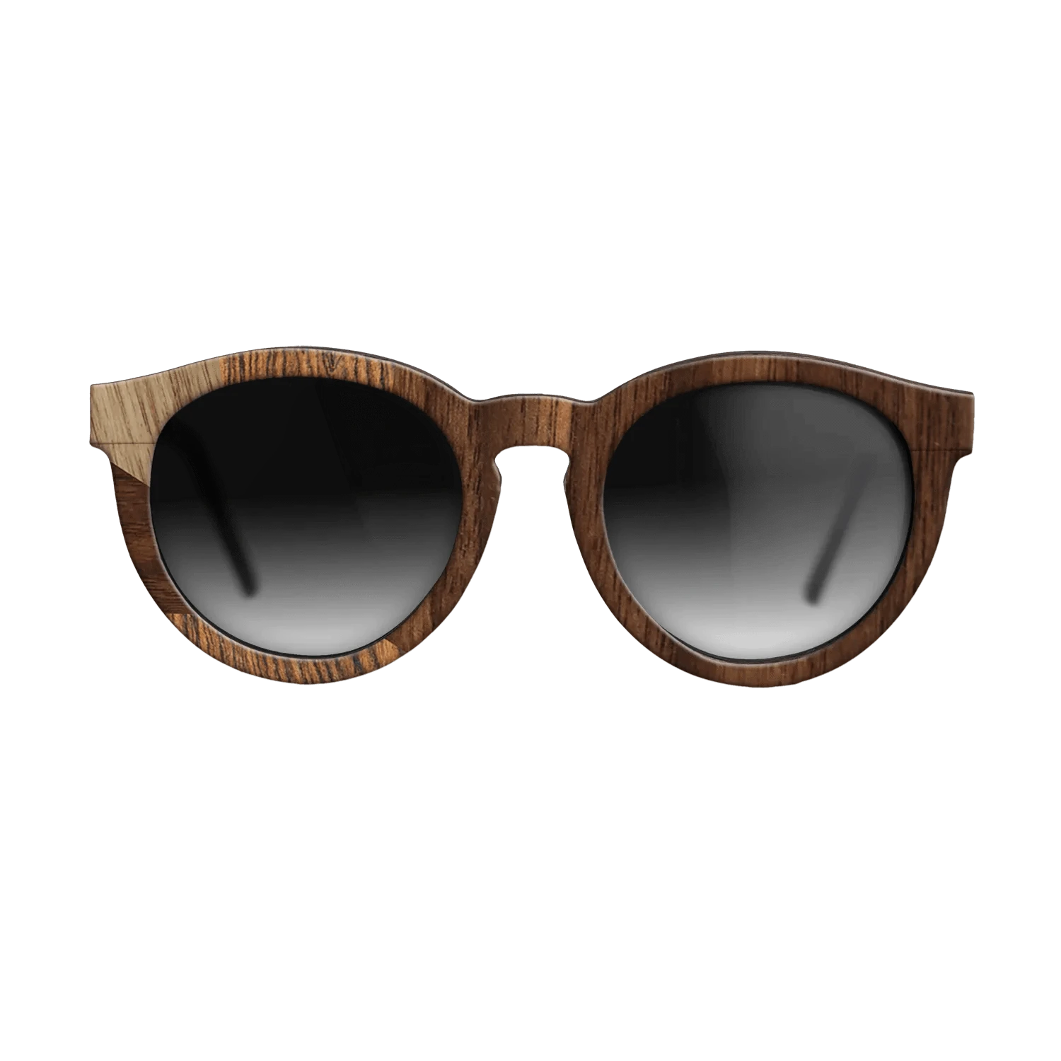 Walnut: Straight Grain,Bocote,Walnut Burl,Ziricote Dark Quartered,Walnut Claro Dark: Mosaic - The Rebel - Round - 1147 - SIRIS wood optic