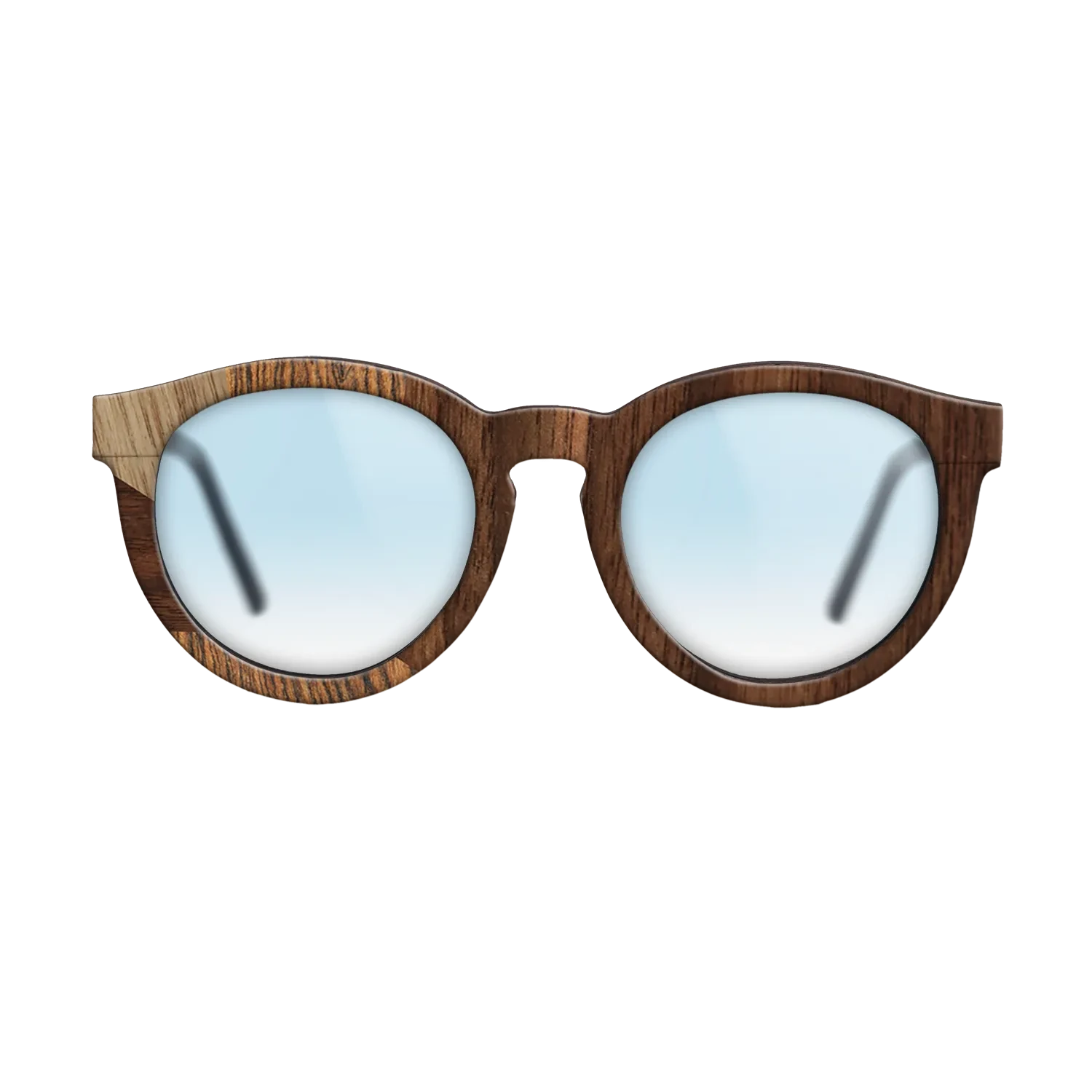 Walnut: Straight Grain,Bocote,Walnut Burl,Ziricote Dark Quartered,Walnut Claro Dark: Mosaic - The Rebel - Round - 1147 - SIRIS wood optic