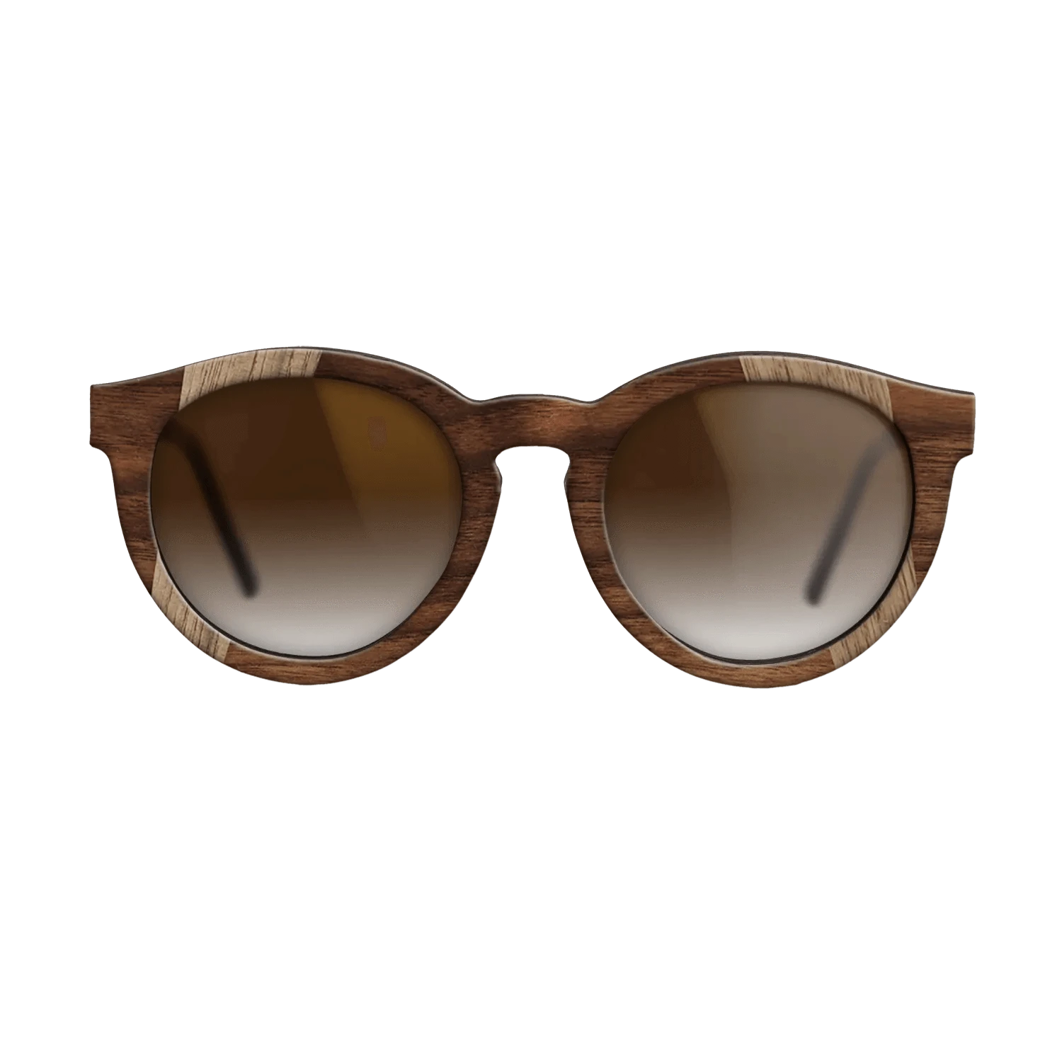 Walnut: Straight Grain,Walnut Claro Dark,Fumed Oak: Recursive - The Rebel - Round - 1163 - SIRIS wood optic