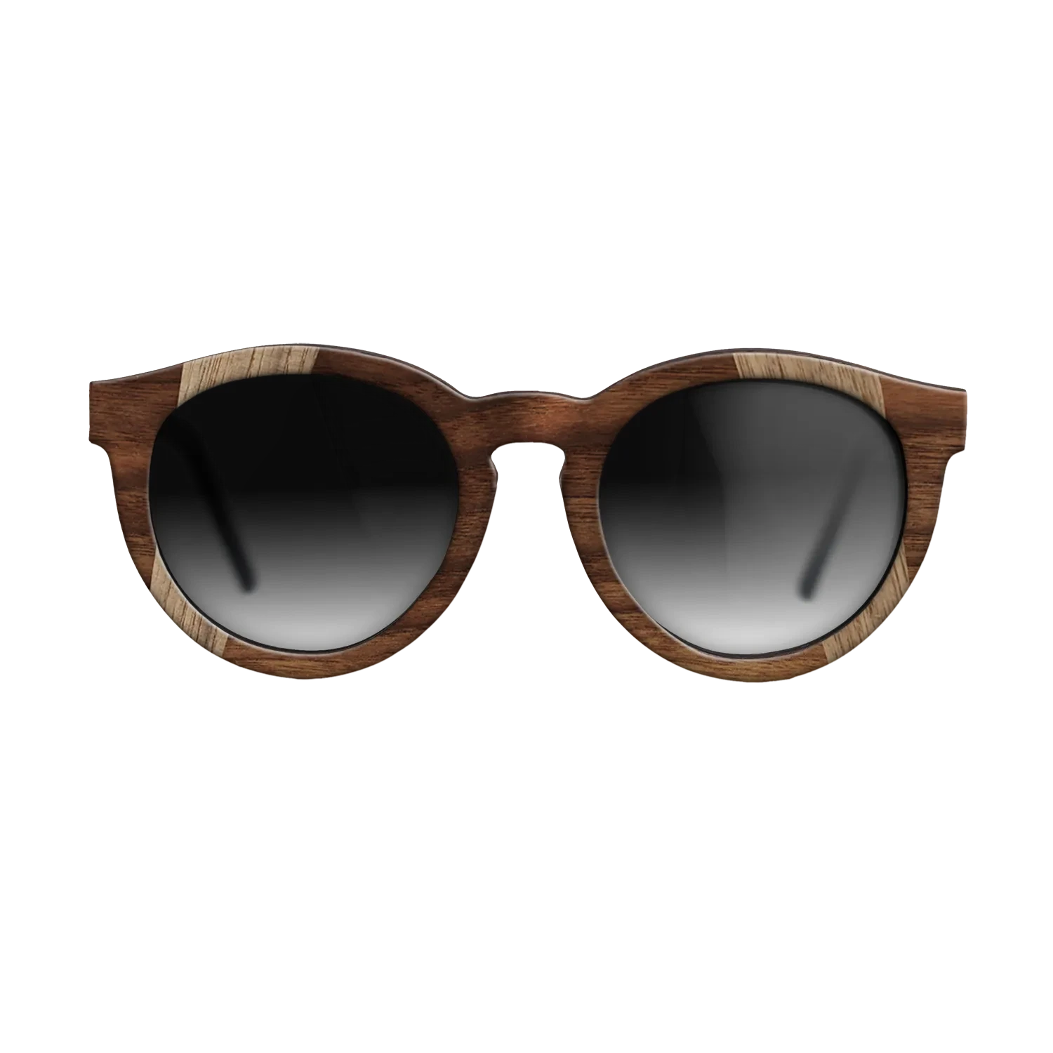 Walnut: Straight Grain,Walnut Claro Dark,Fumed Oak: Recursive - The Rebel - Round - 1163 - SIRIS wood optic