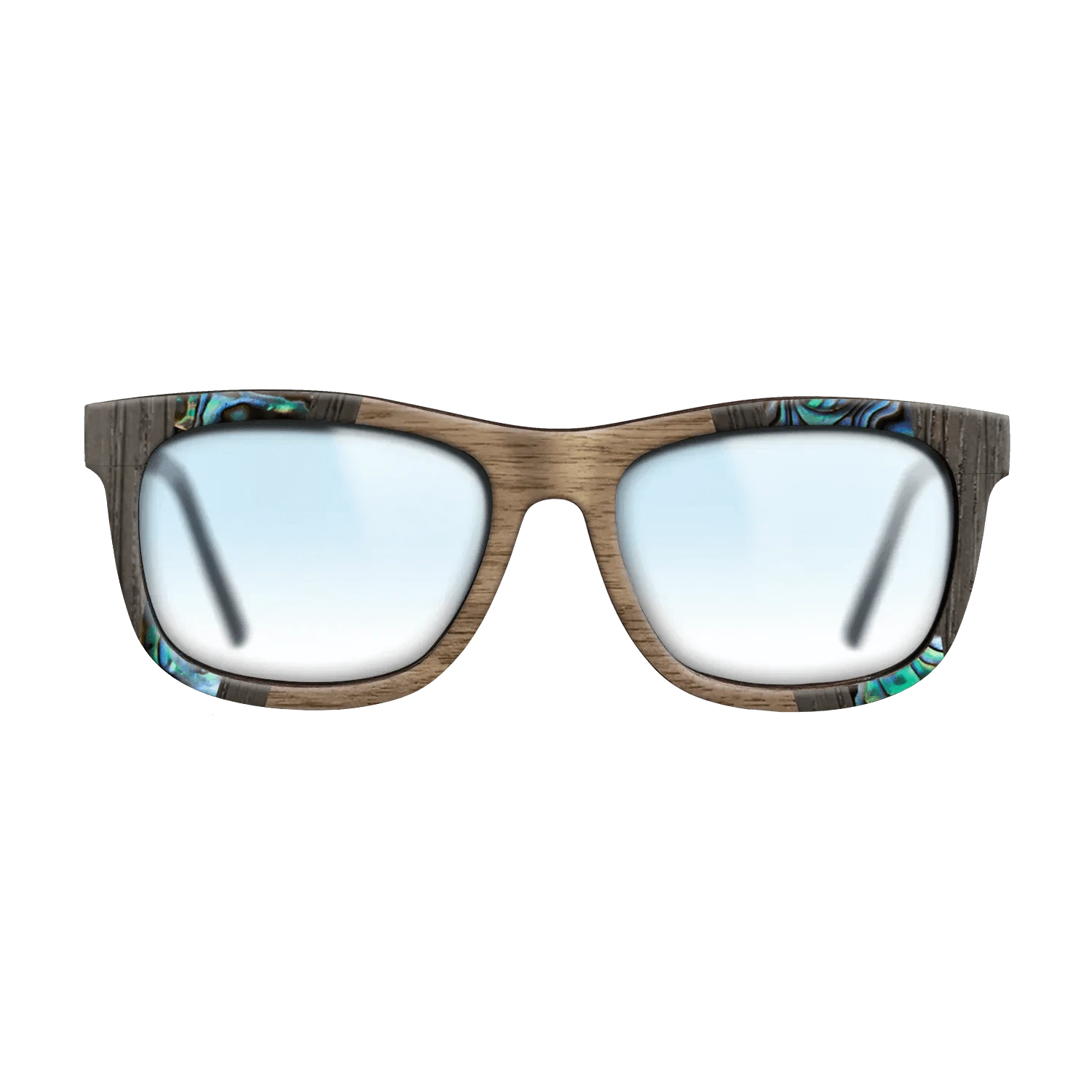 Walnut: Straight Grain,Abalone Shell,Fumed Oak,Kingwood: Recursive - The Hero - Square - 1761 - SIRIS wood optic