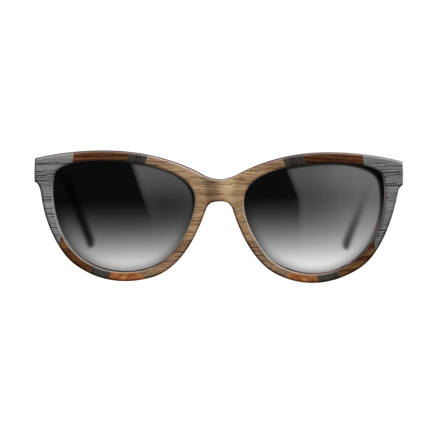 Walnut: Straight Grain,Poplar Dyed: Grey,Wenge,Fumed Oak,Koa: Recursive - The Maiden - Cat - 1557 - SIRIS wood optic