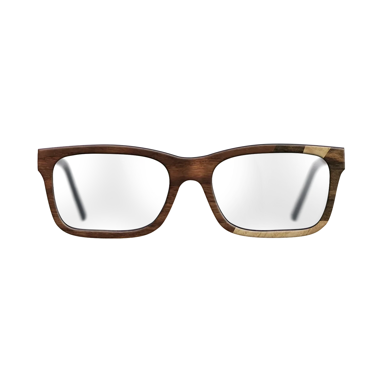 Ziricote Dark Quartered,Olive Burl,Walnut Claro Light,Walnut Claro Dark: Fractal - The Sage - Rectangle - 1678 - SIRIS wood optic