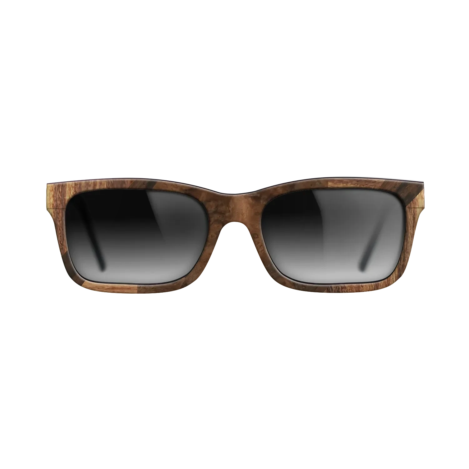 Walnut Burl,Fumed Oak,Fumed Eucalyptus,Louro Preto: Recursive - The Sage - Rectangle - 1134 - SIRIS wood optic