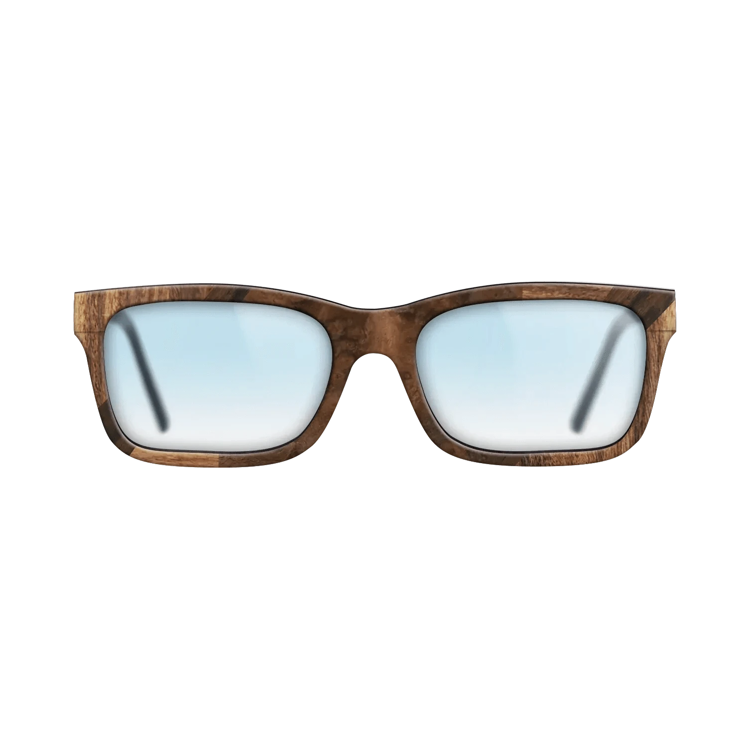 Walnut Burl,Fumed Oak,Fumed Eucalyptus,Louro Preto: Recursive - The Sage - Rectangle - 1134 - SIRIS wood optic