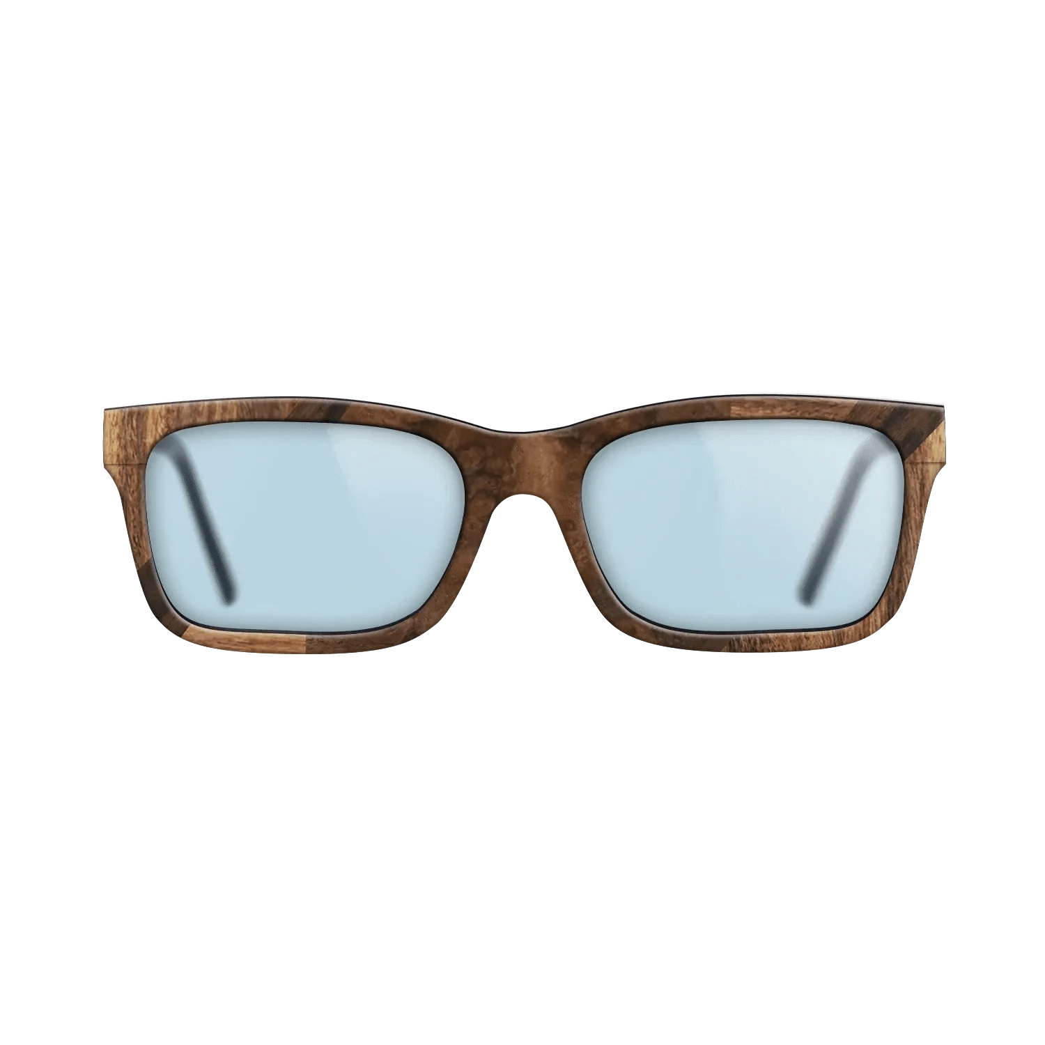 Walnut Burl,Fumed Oak,Fumed Eucalyptus,Louro Preto: Recursive - The Sage - Rectangle - 1134 - SIRIS wood optic