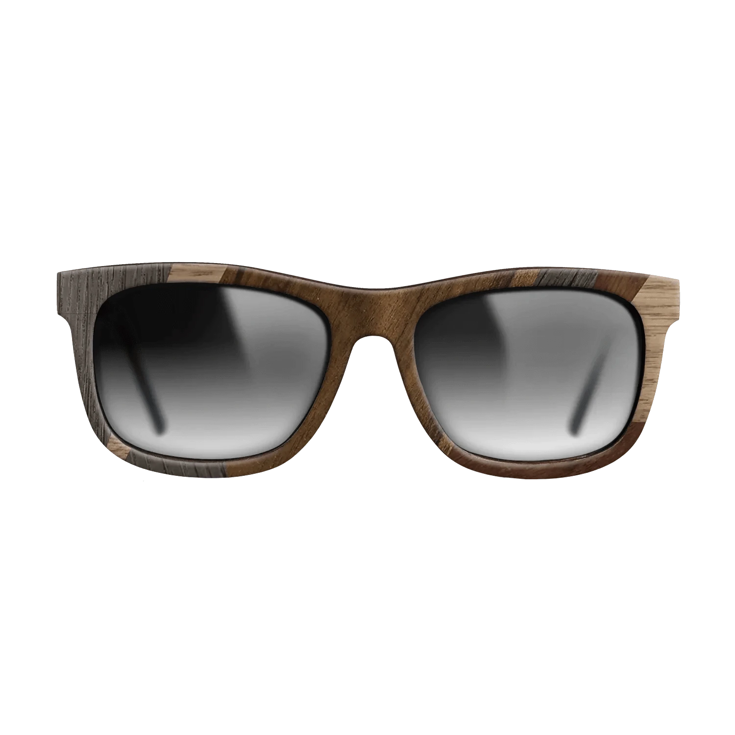 Ziricote Dark Quartered,Wenge,Walnut: Straight Grain,Walnut Claro Dark: Mosaic - The Hero - Square - 2035 - SIRIS wood optic