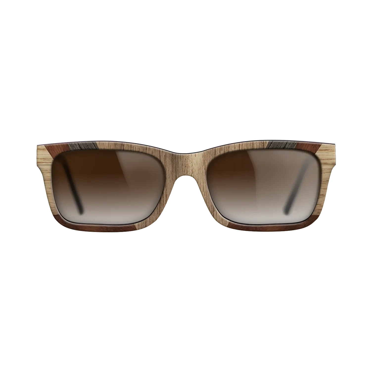 Walnut: Straight Grain,Fumed Oak,Wenge: Recursive - The Sage - Rectangle - 1234 - SIRIS wood optic