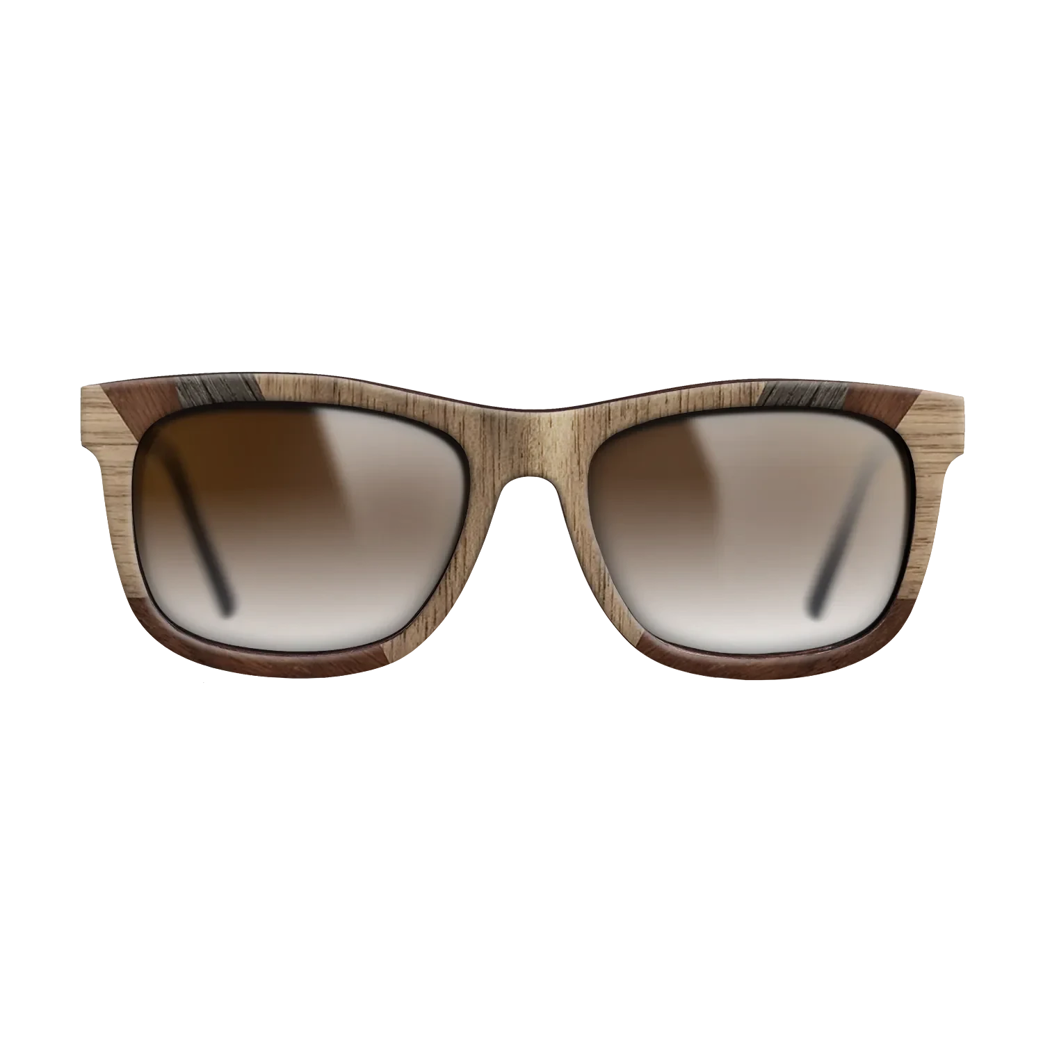 Walnut: Straight Grain,Fumed Oak,Wenge: Recursive - The Hero - Square - 1234 - SIRIS wood optic