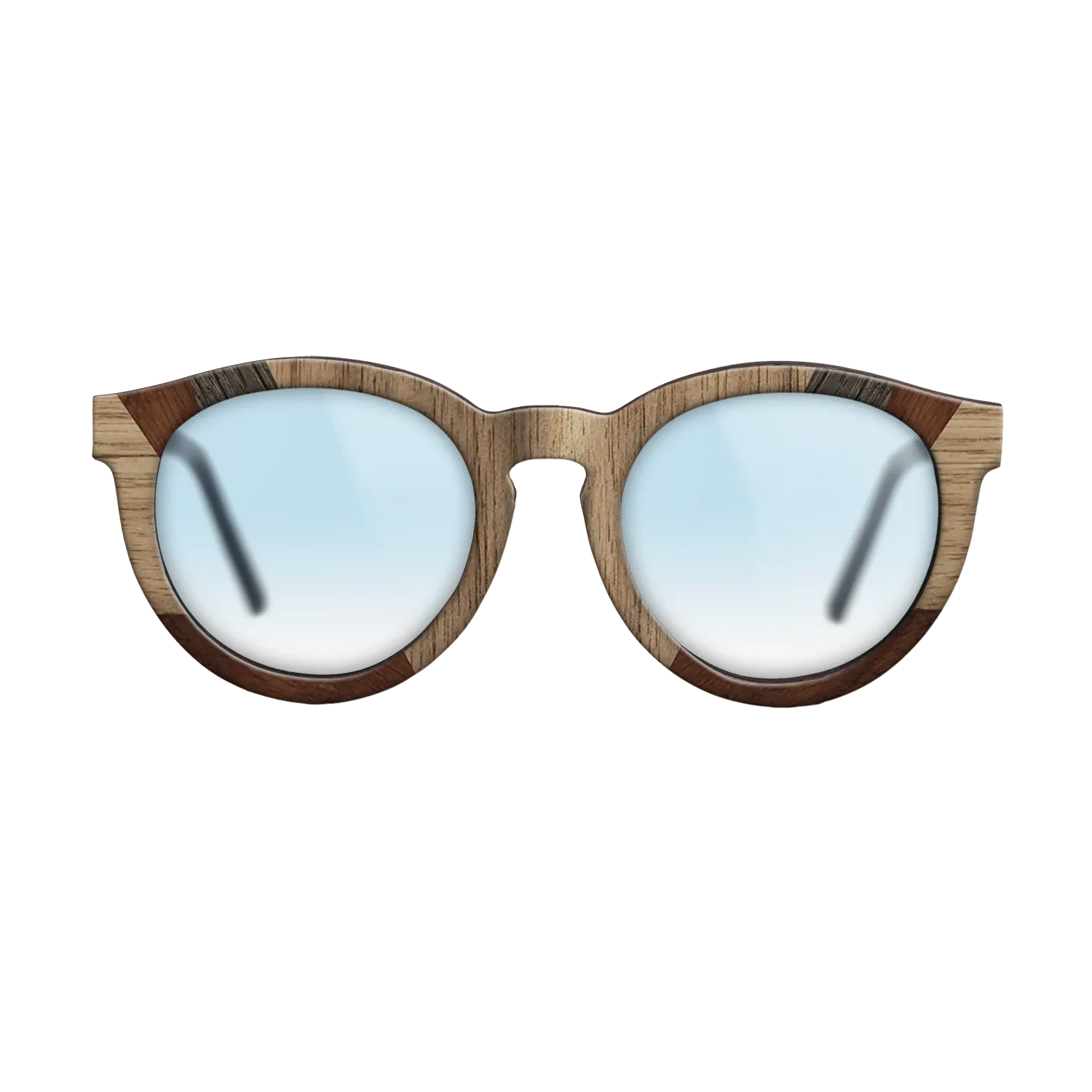 Walnut: Straight Grain,Fumed Oak,Wenge: Recursive - The Rebel - Round - 1234 - SIRIS wood optic