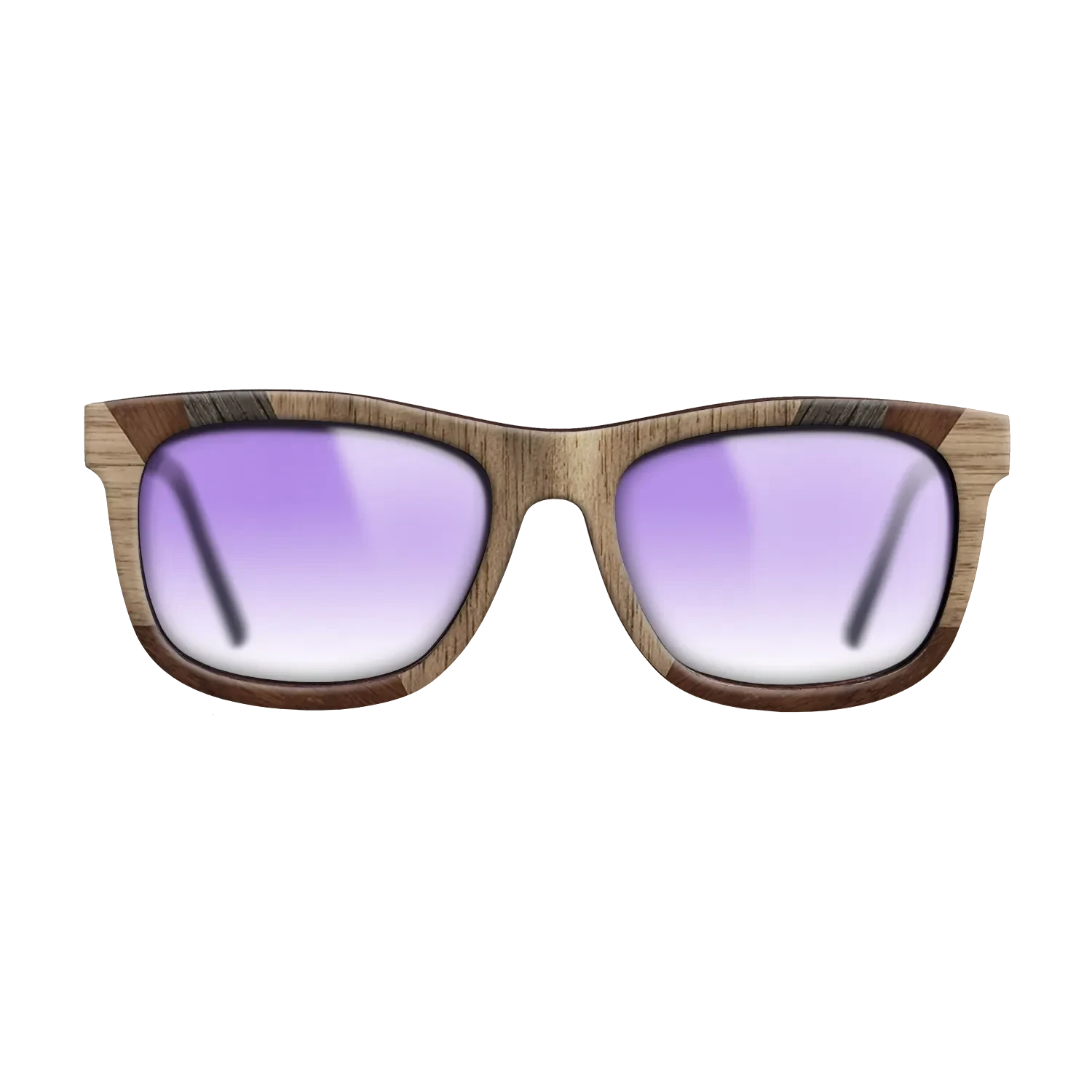 Walnut: Straight Grain,Fumed Oak,Wenge: Recursive - The Hero - Square - 1234 - SIRIS wood optic