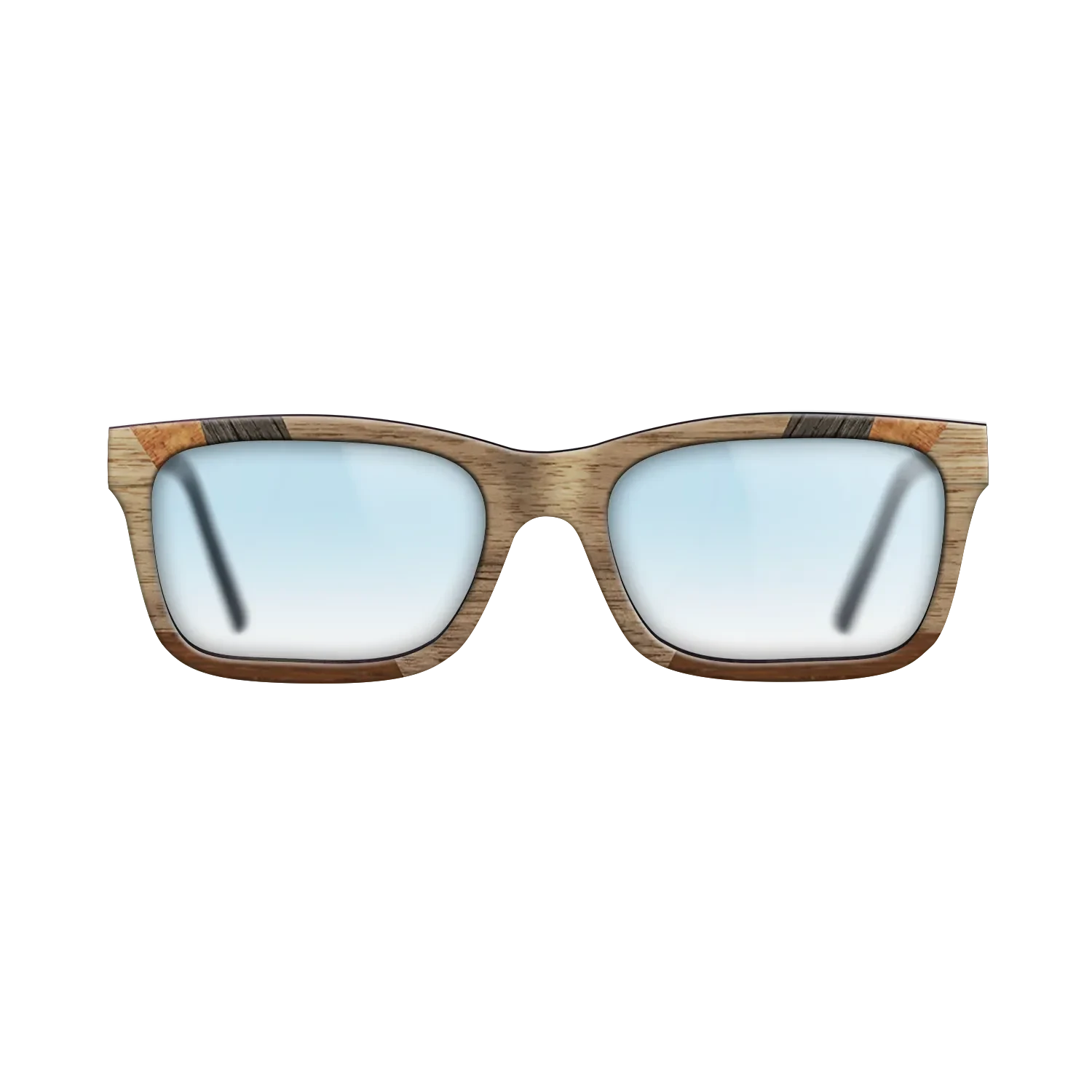 Walnut: Straight Grain,Fumed Oak,Koa,Wenge: Recursive - The Sage - Rectangle - 1571 - SIRIS wood optic