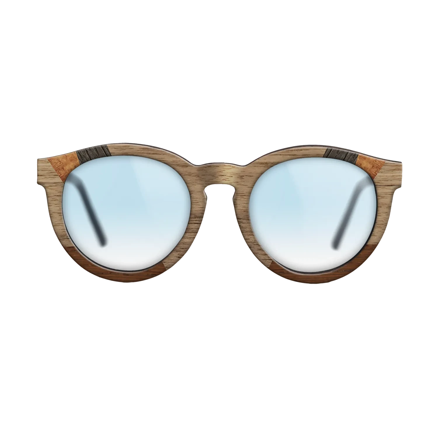 Walnut: Straight Grain,Fumed Oak,Koa,Wenge: Recursive - The Rebel - Round - 1571 - SIRIS wood optic