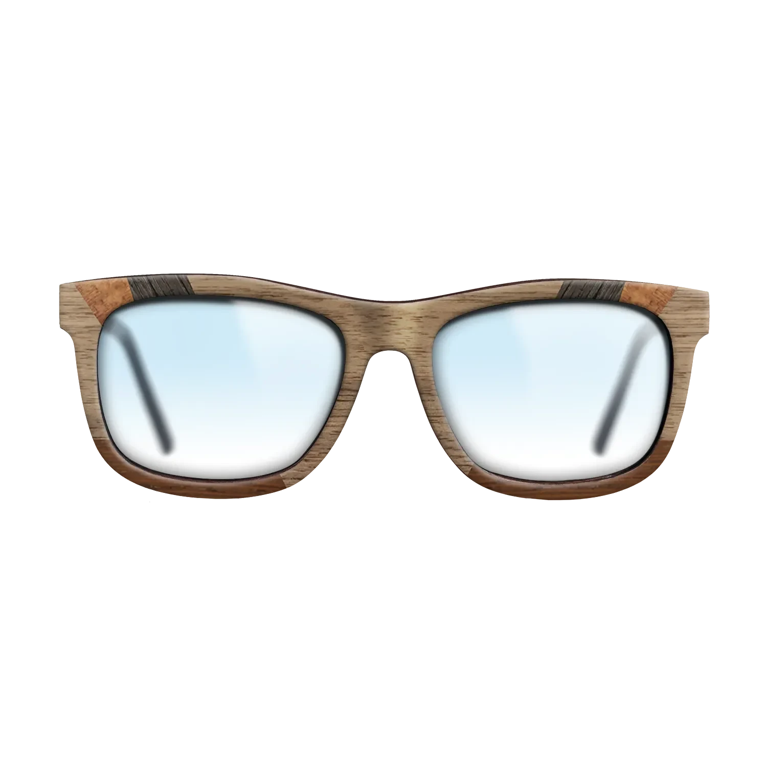 Walnut: Straight Grain,Fumed Oak,Koa,Wenge: Recursive - The Hero - Square - 1571 - SIRIS wood optic