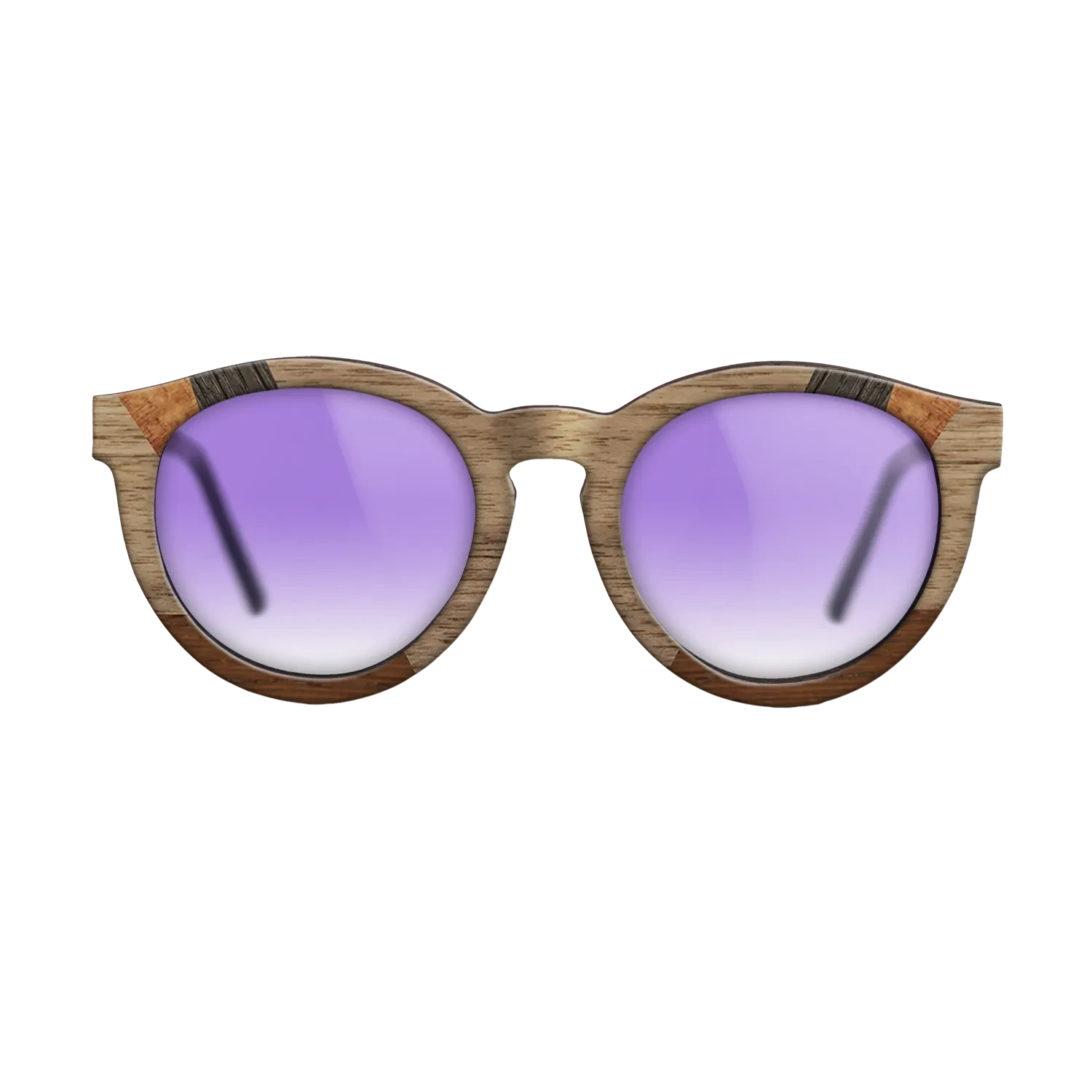 Walnut: Straight Grain,Fumed Oak,Koa,Wenge: Recursive - The Rebel - Round - 1571 - SIRIS wood optic