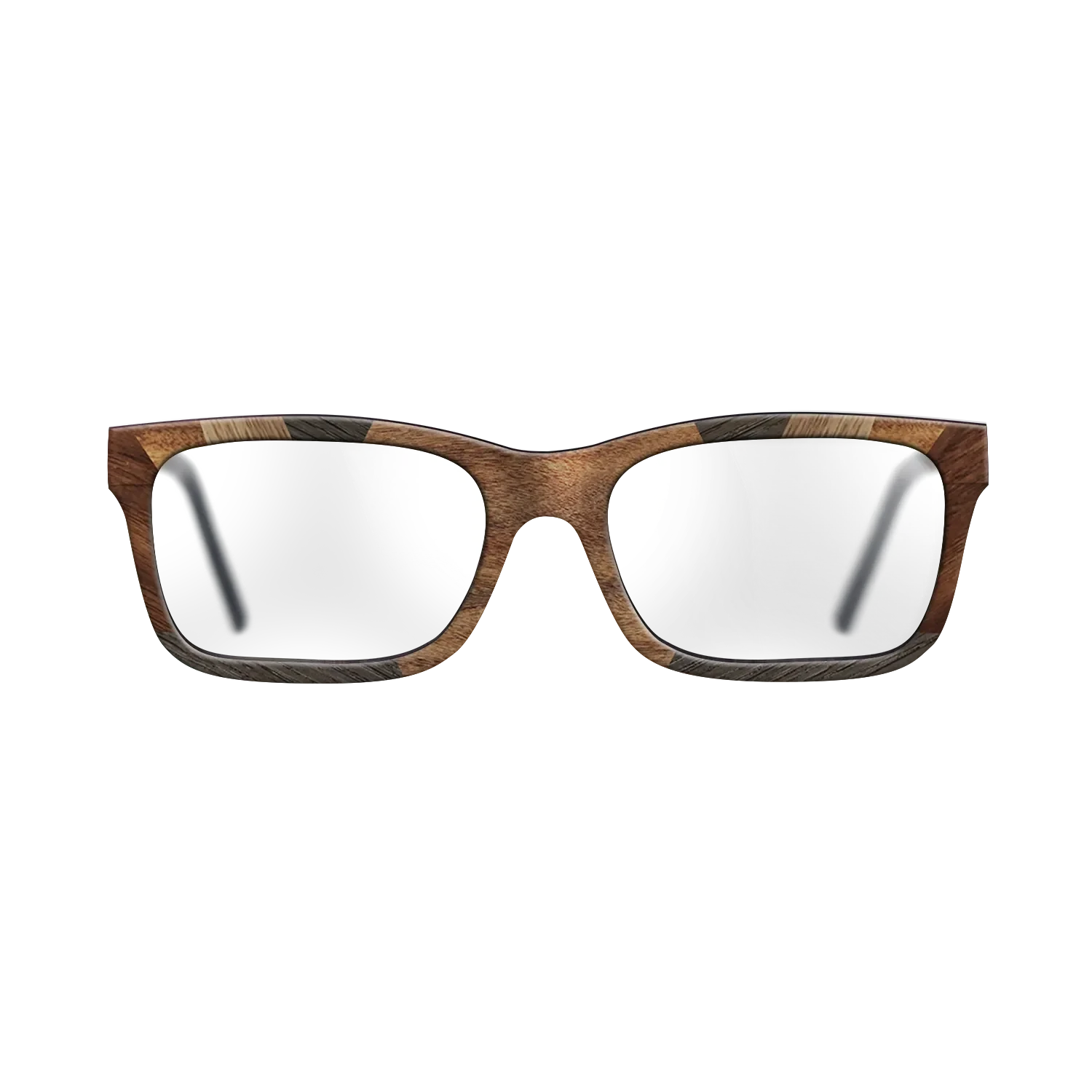 Walnut Claro Light,Fumed Oak,Walnut: Straight Grain,Ziricote Dark Quartered,Santos Rosewood Dark: Recursive - The Sage - Rectangle - 1529 - SIRIS wood optic