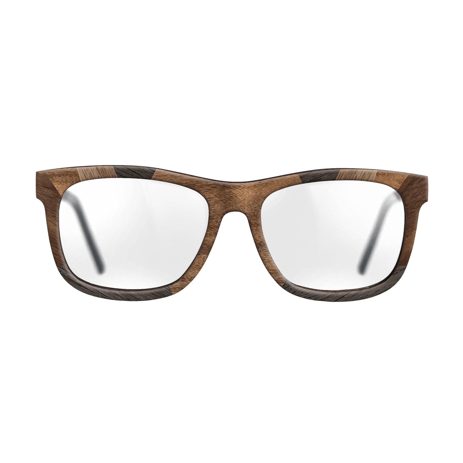 Walnut Claro Light,Fumed Oak,Walnut: Straight Grain,Ziricote Dark Quartered,Santos Rosewood Dark: Recursive - The Hero - Square - 1529 - SIRIS wood optic