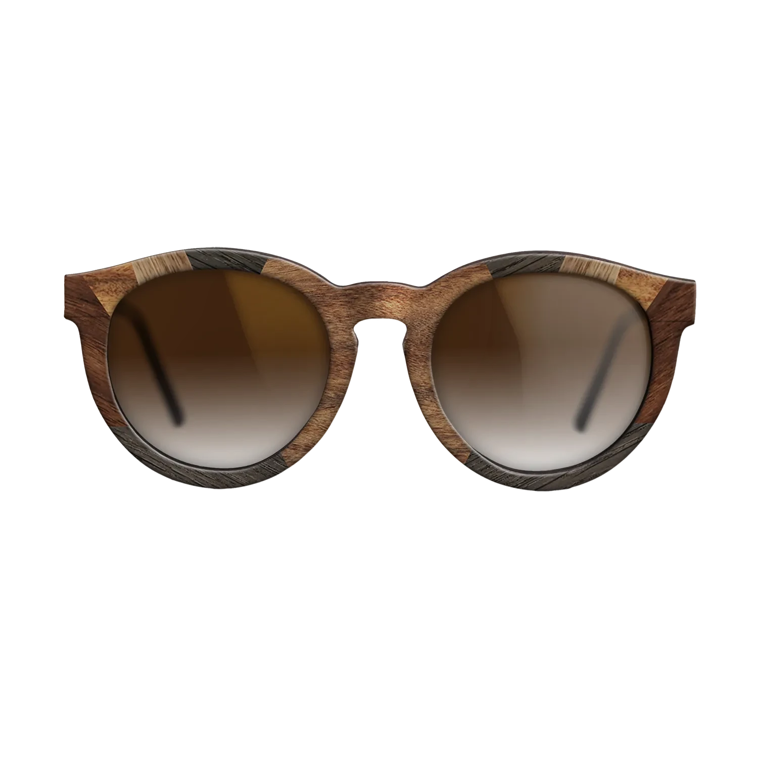 Walnut Claro Light,Fumed Oak,Walnut: Straight Grain,Ziricote Dark Quartered,Santos Rosewood Dark: Recursive - The Rebel - Round - 1529 - SIRIS wood optic