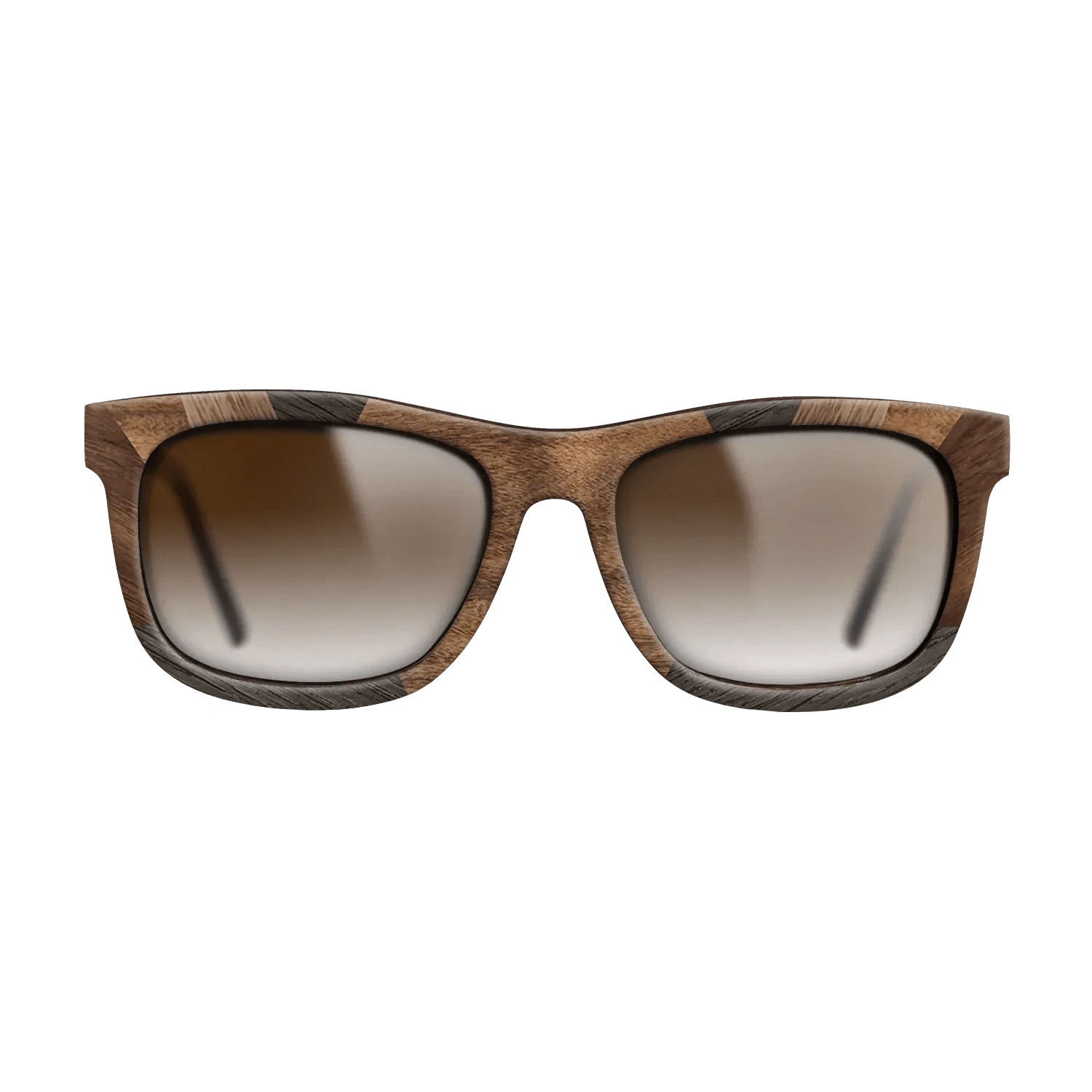 Walnut Claro Light,Fumed Oak,Walnut: Straight Grain,Ziricote Dark Quartered,Santos Rosewood Dark: Recursive - The Hero - Square - 1529 - SIRIS wood optic