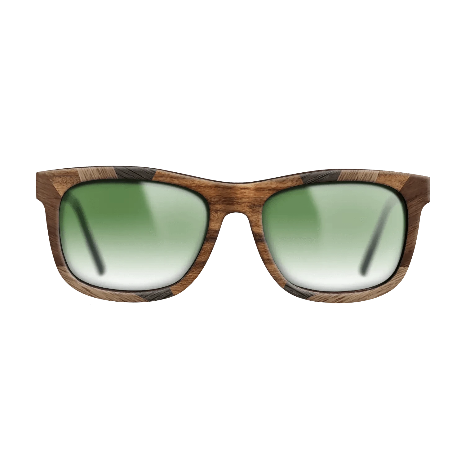 Santos Rosewood Dark,Fumed Oak,Walnut: Straight Grain,Kingwood: Recursive - The Hero - Square - 1938 - SIRIS wood optic