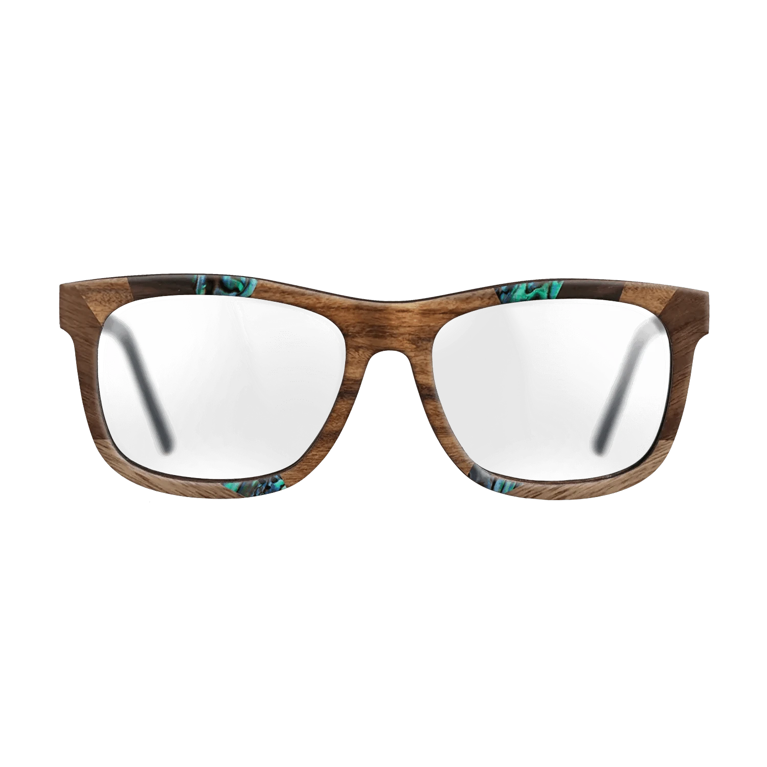 Santos Rosewood Dark,Fumed Oak,Abalone Shell,Ziricote Dark Quartered,Walnut: Straight Grain: Recursive - The Hero - Square - 853 - SIRIS wood optic