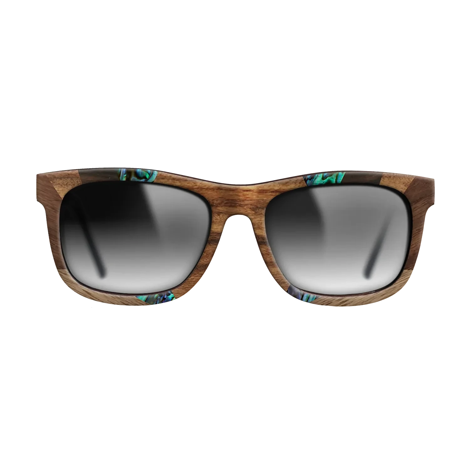 Santos Rosewood Dark,Fumed Oak,Abalone Shell,Ziricote Dark Quartered,Walnut: Straight Grain: Recursive - The Hero - Square - 853 - SIRIS wood optic