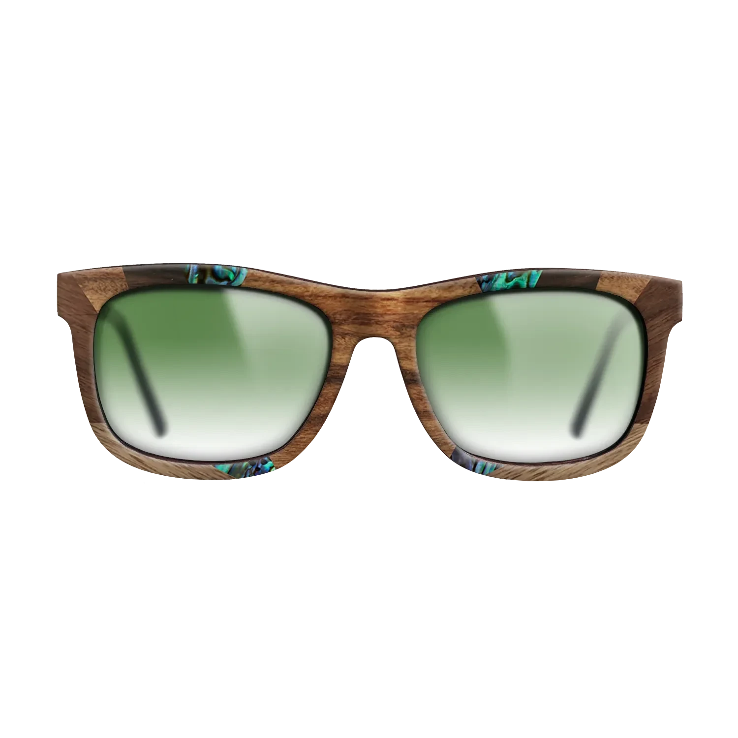 Santos Rosewood Dark,Fumed Oak,Abalone Shell,Ziricote Dark Quartered,Walnut: Straight Grain: Recursive - The Hero - Square - 853 - SIRIS wood optic