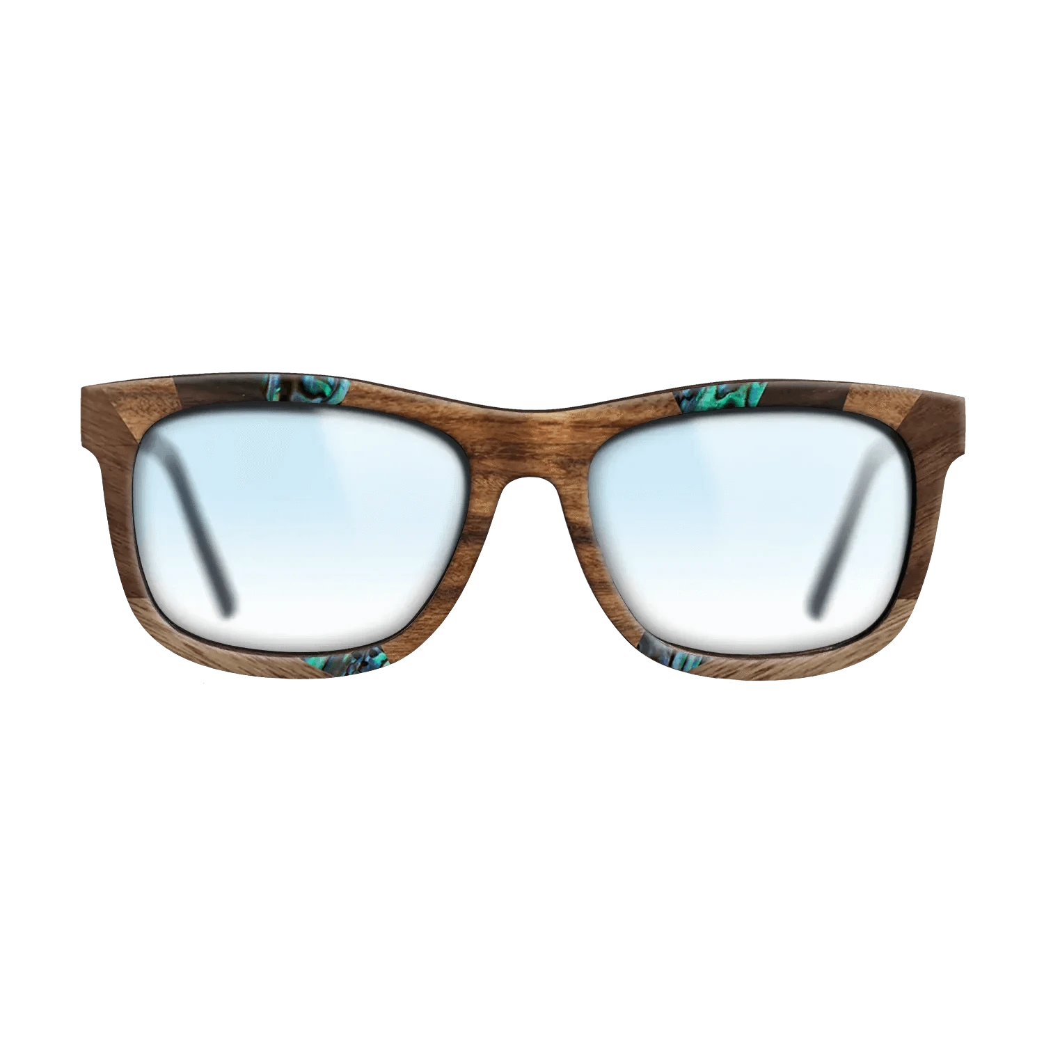 Santos Rosewood Dark,Fumed Oak,Abalone Shell,Ziricote Dark Quartered,Walnut: Straight Grain: Recursive - The Hero - Square - 853 - SIRIS wood optic